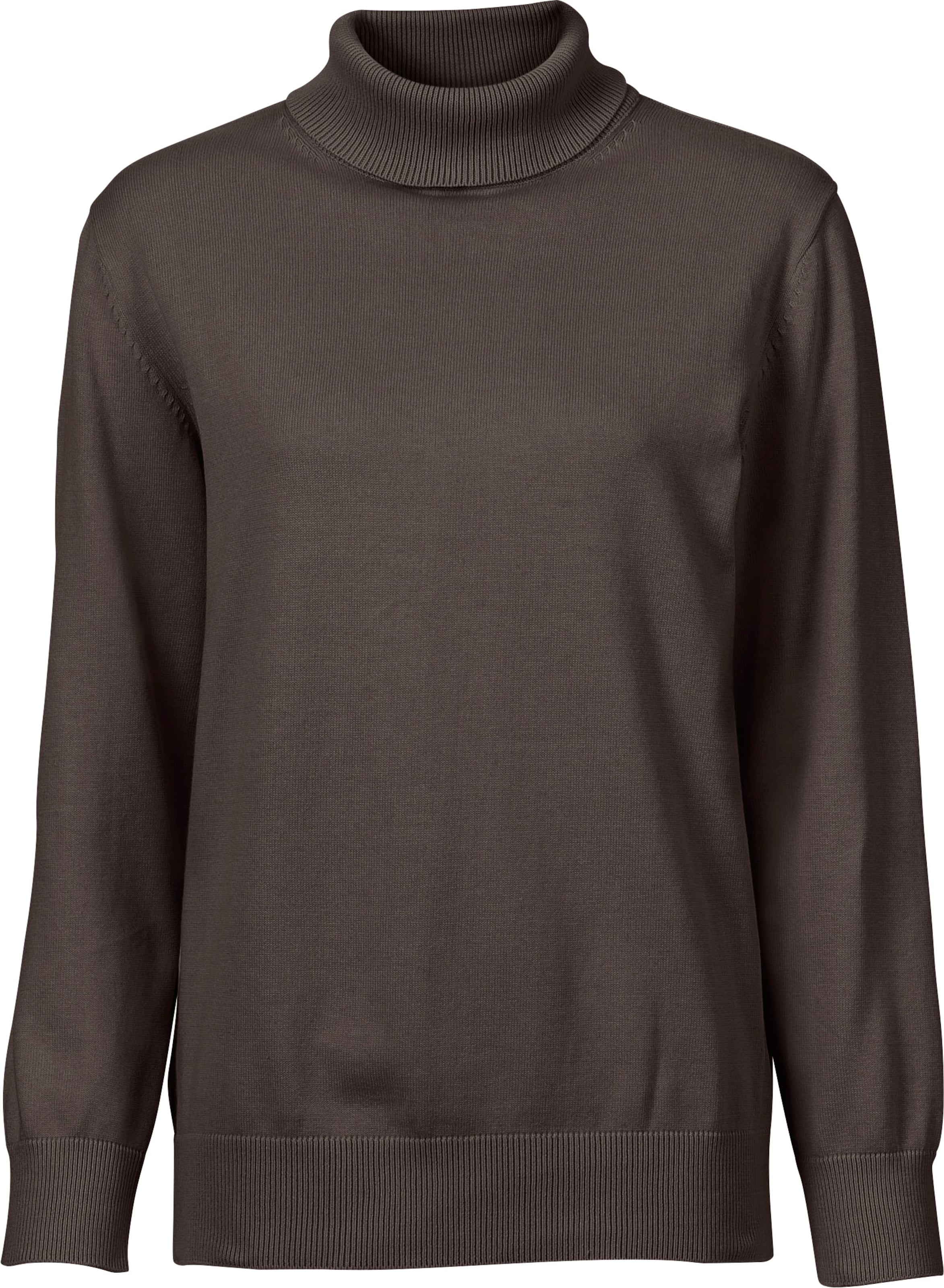 Sheego Damen Braun Rollkragenpullover - Bild 2