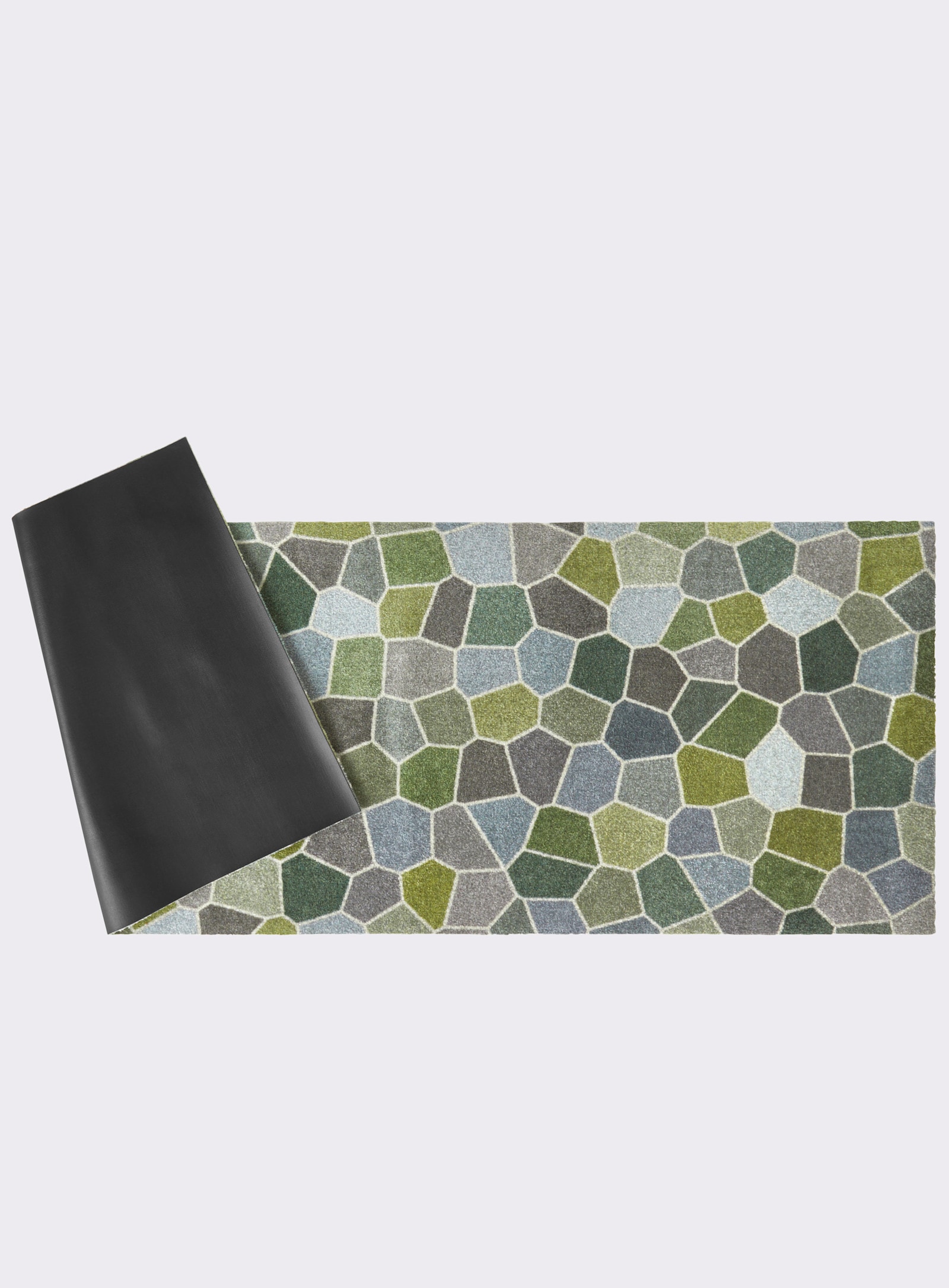 wash+dry by Kleen-Tex Paillasson - vert-gris