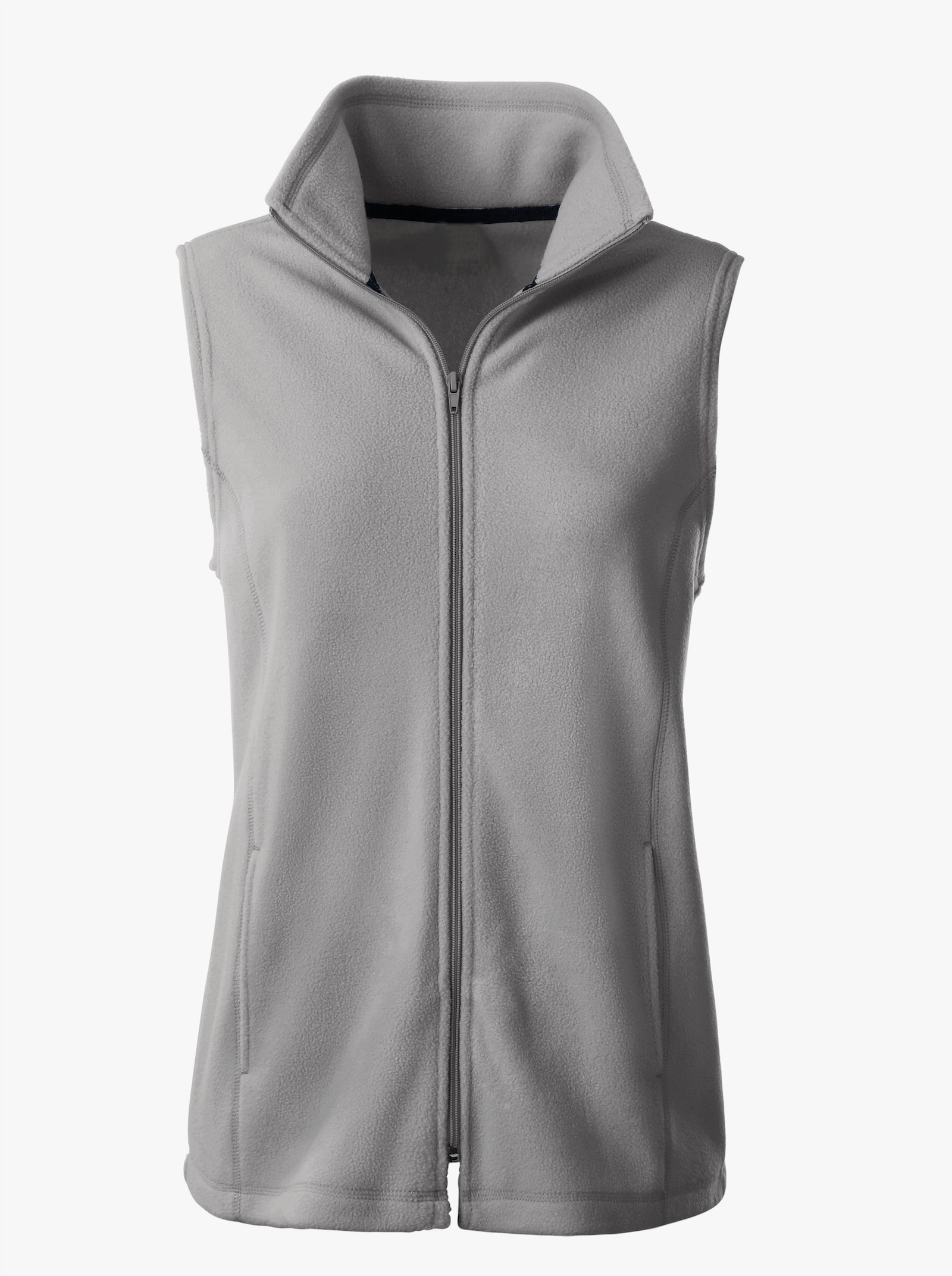 Fleeceweste mit Antipilling-Ausrüstung - grau
