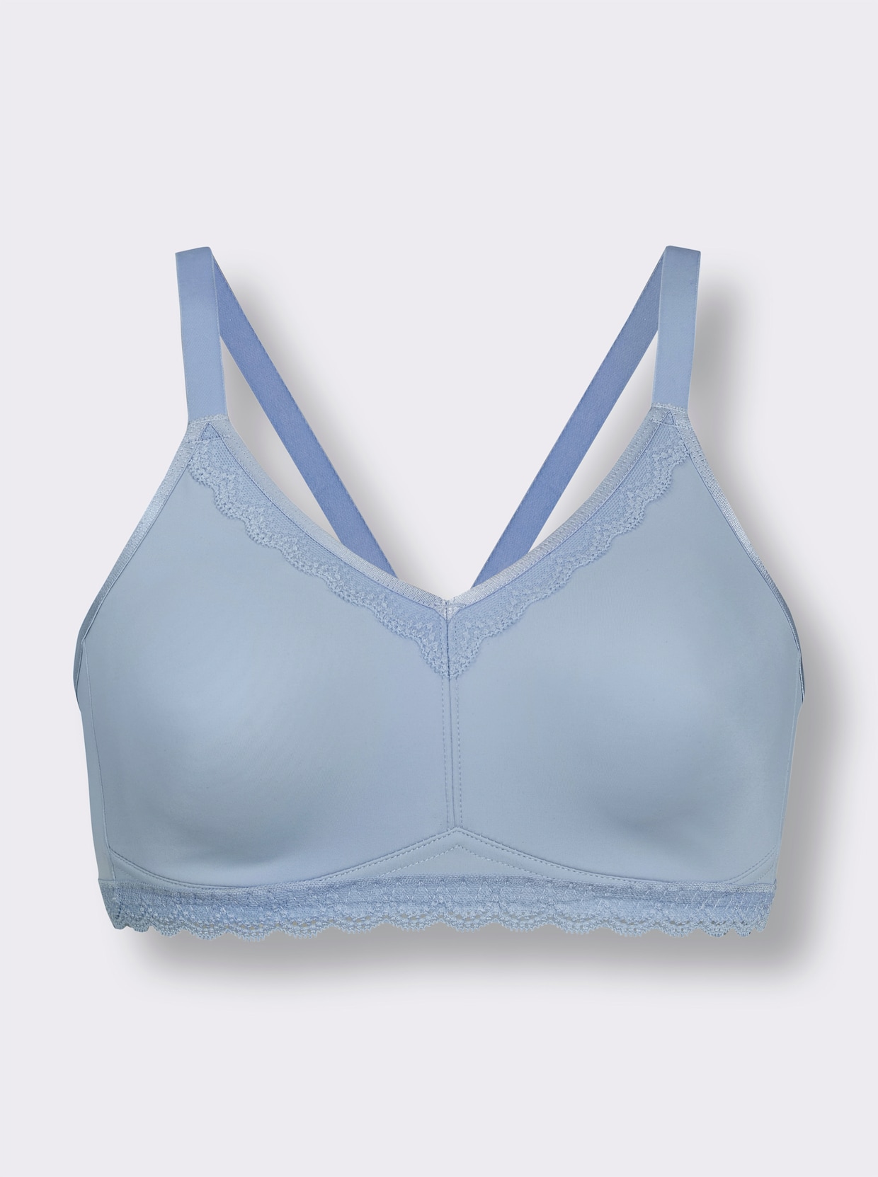 Comfortbeha zonder beugel - ijsblauw