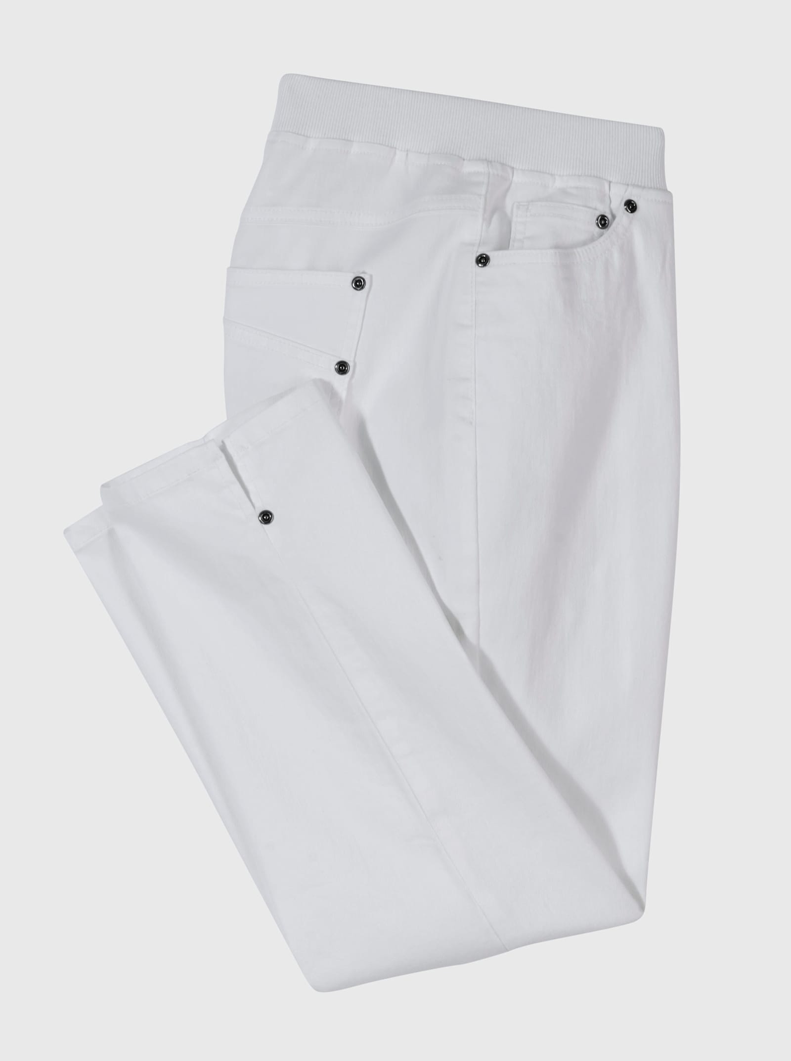 7/8 džínsy - biela