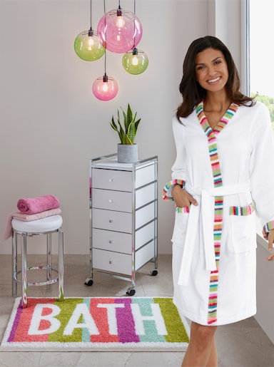 Grund Badematte - koralle-grün