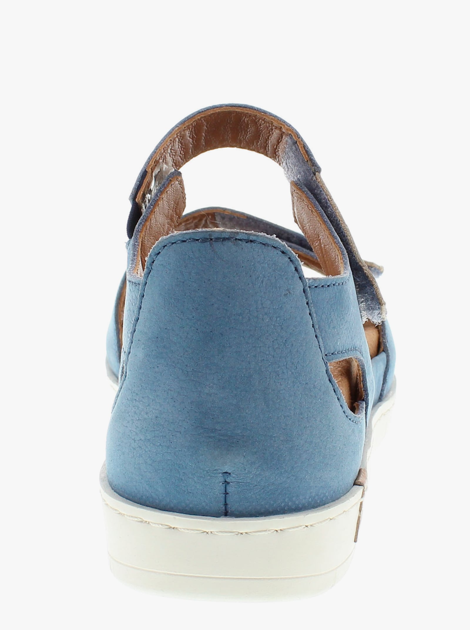 Reflexan Sandalette aus Nubukleder - mittelblau