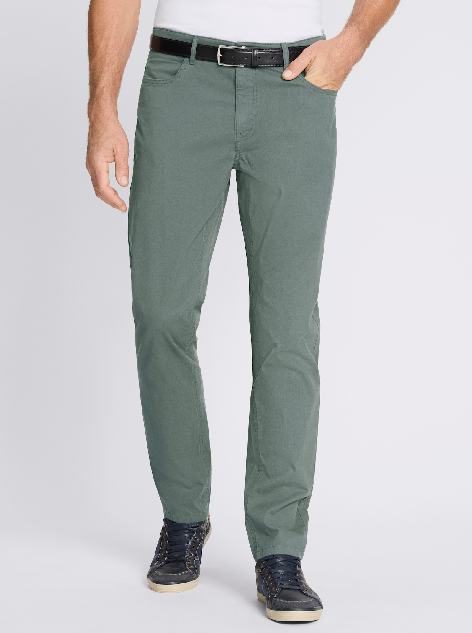 Hose in Cord-Qualität - jade