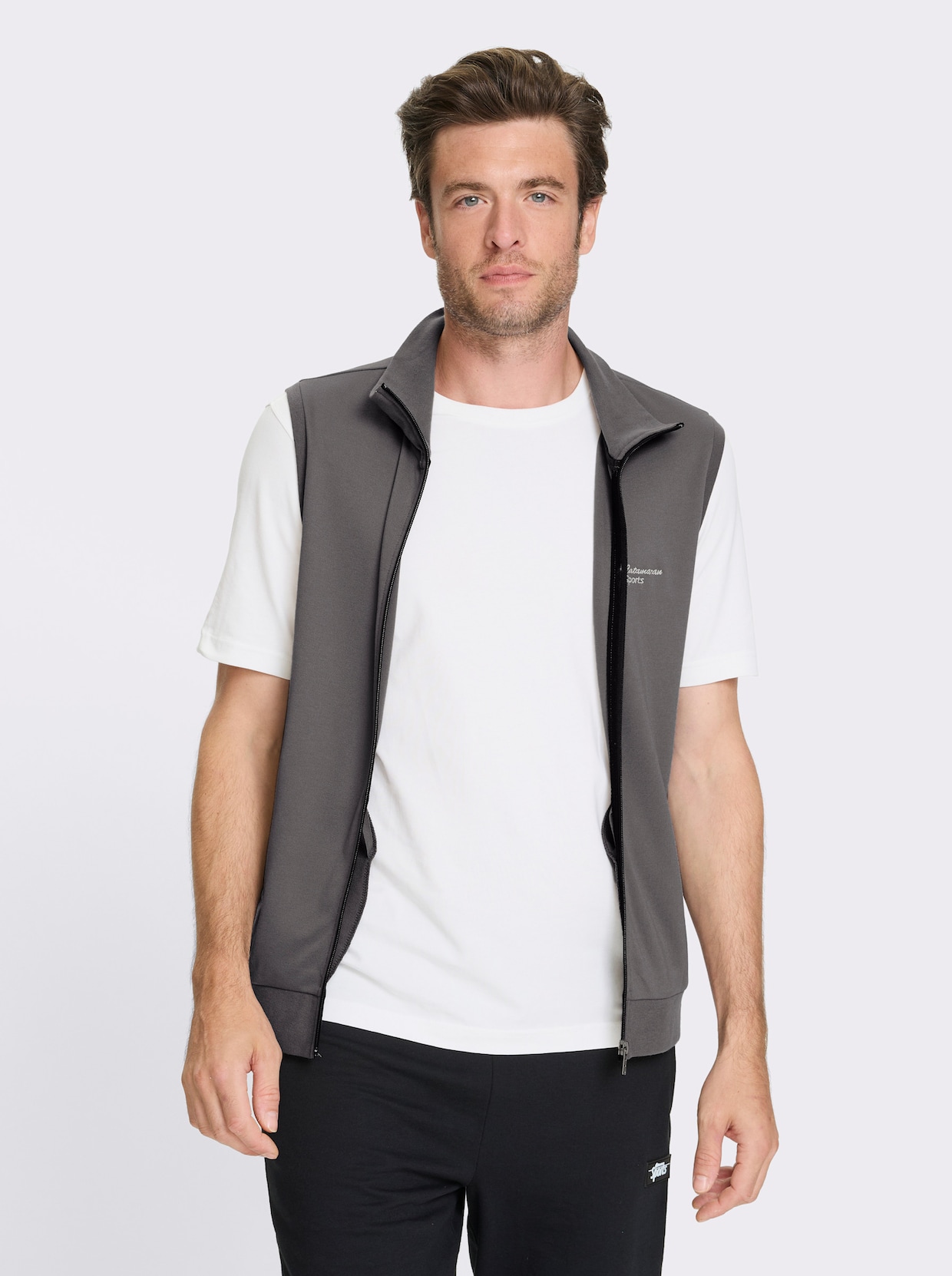 Catamaran Sports Sweatweste mit seitlichen Taschen - anthrazit