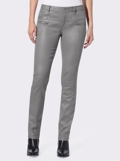 heine Pantalon skinny - gris