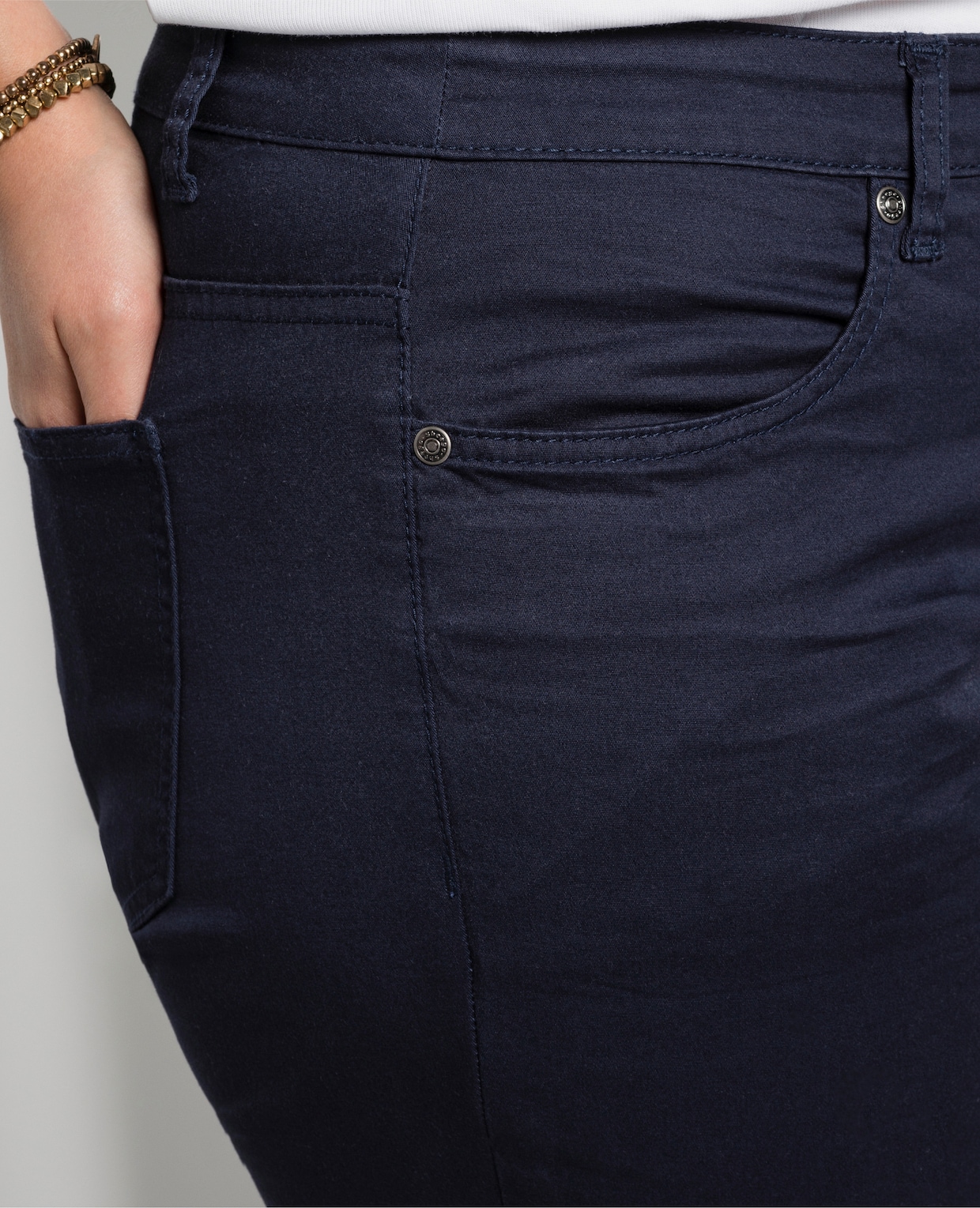 sheego broek - marine