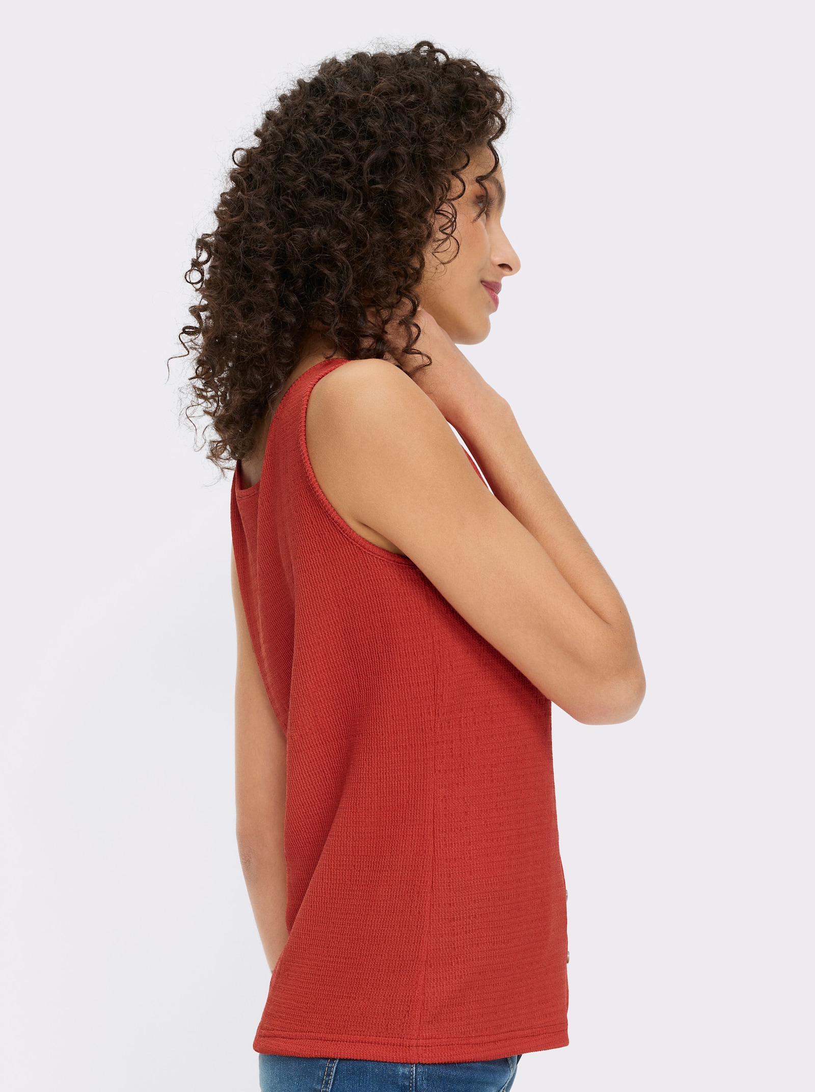 heine Shirttop mit Struktur - terra