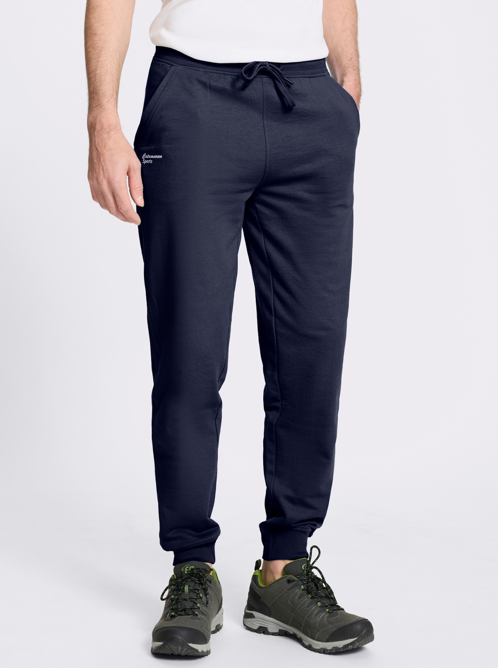 Catamaran Sports Freizeithose mit Logo-Druck - marine