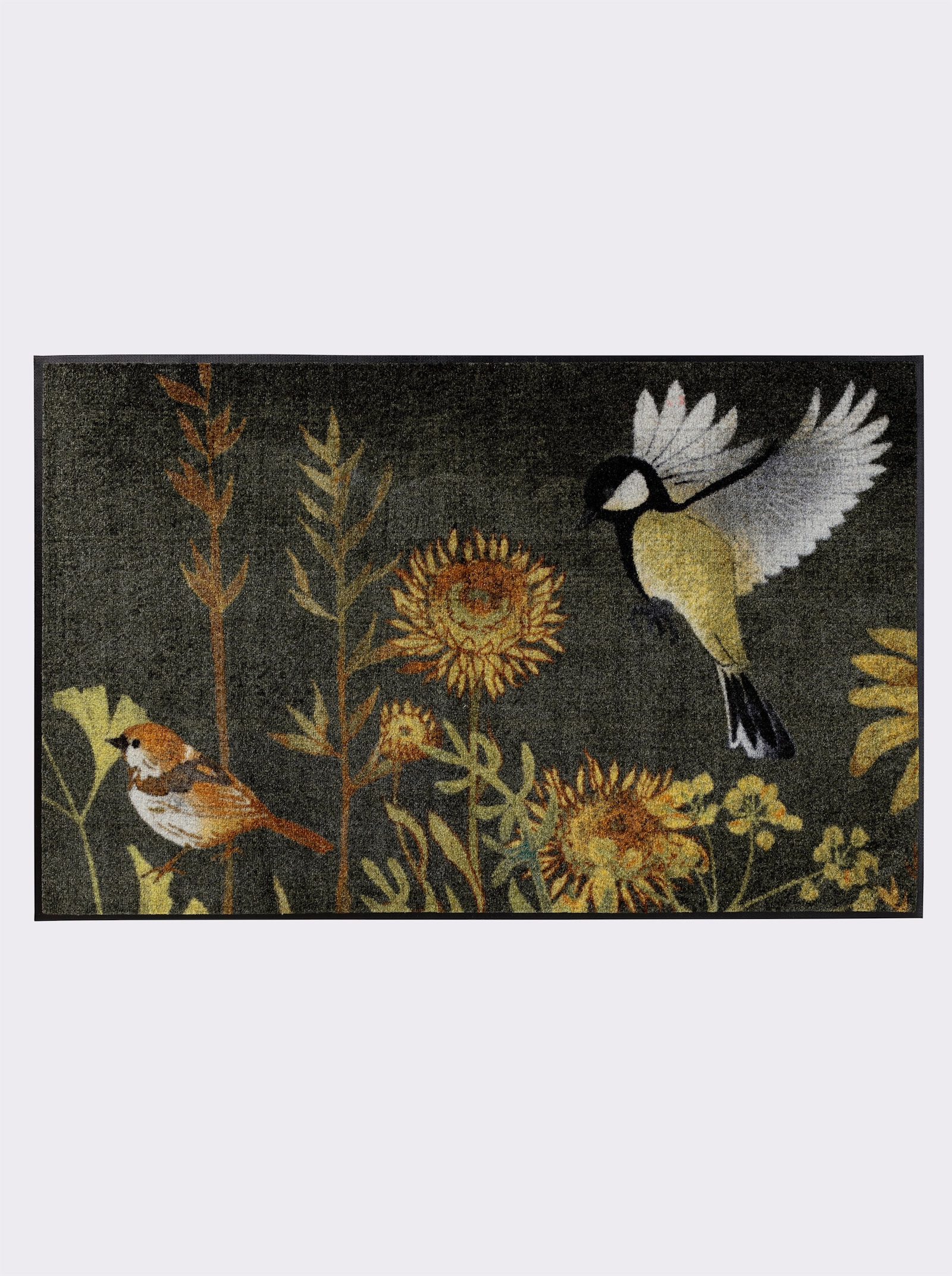 wash+dry by Kleen-Tex Fußmatte - grün-gelb