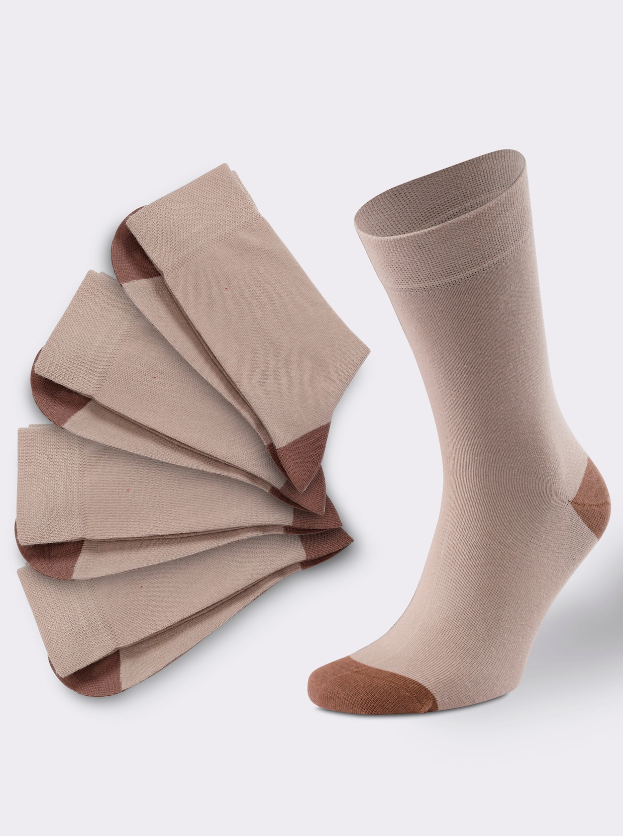 wäschepur Socken - beige