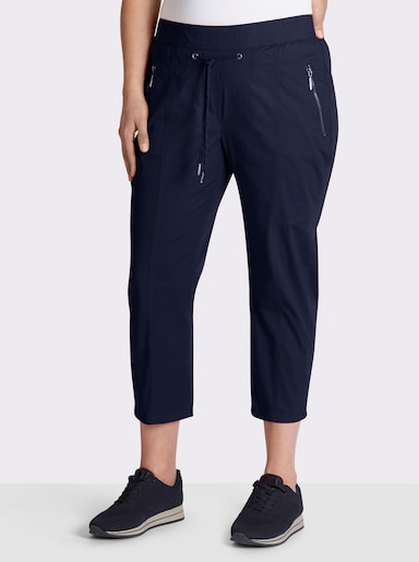 7/8-Hose mit Reißverschluss-Taschen - marine