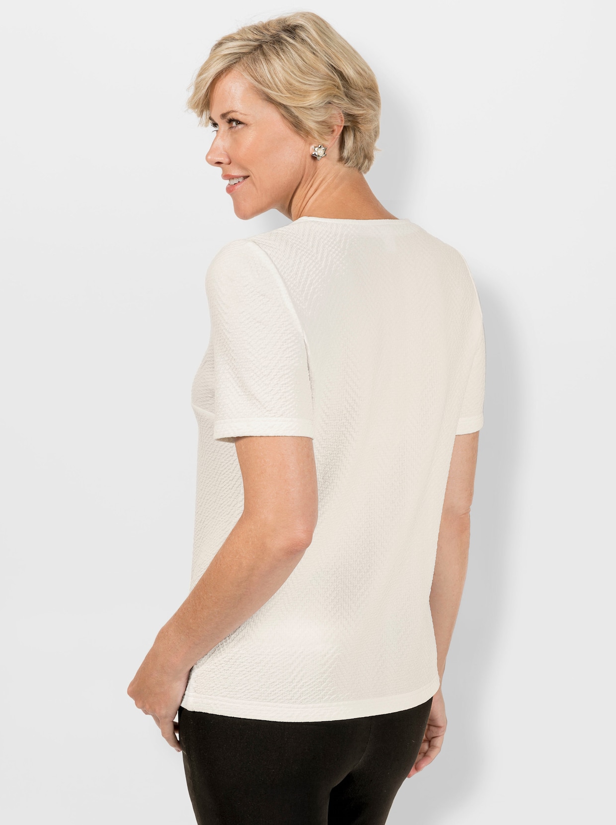 V-Shirt - weiß