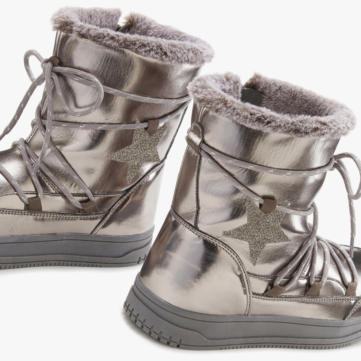 LASCANA Winterboots - grau / silberfarben