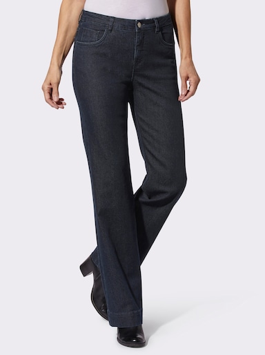 Jeans mit weitem Bein - dark blue