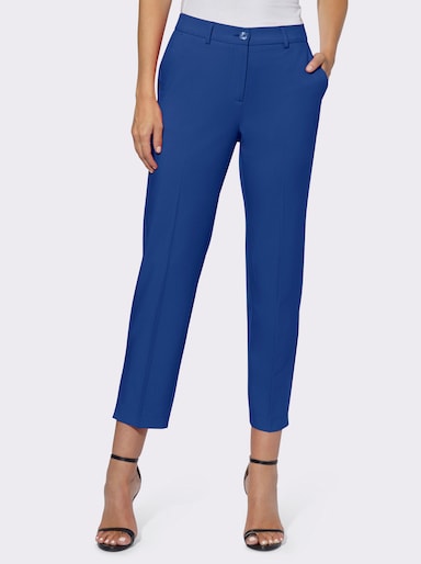 heine 7/8-Hose mit kurzen Fussschlitzen - royalblau