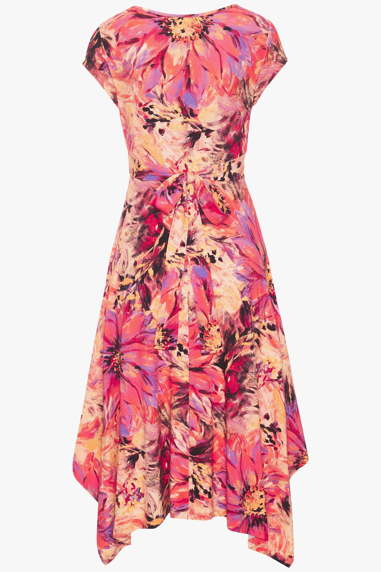 Beachtime Sommerkleid - pink bedruckt