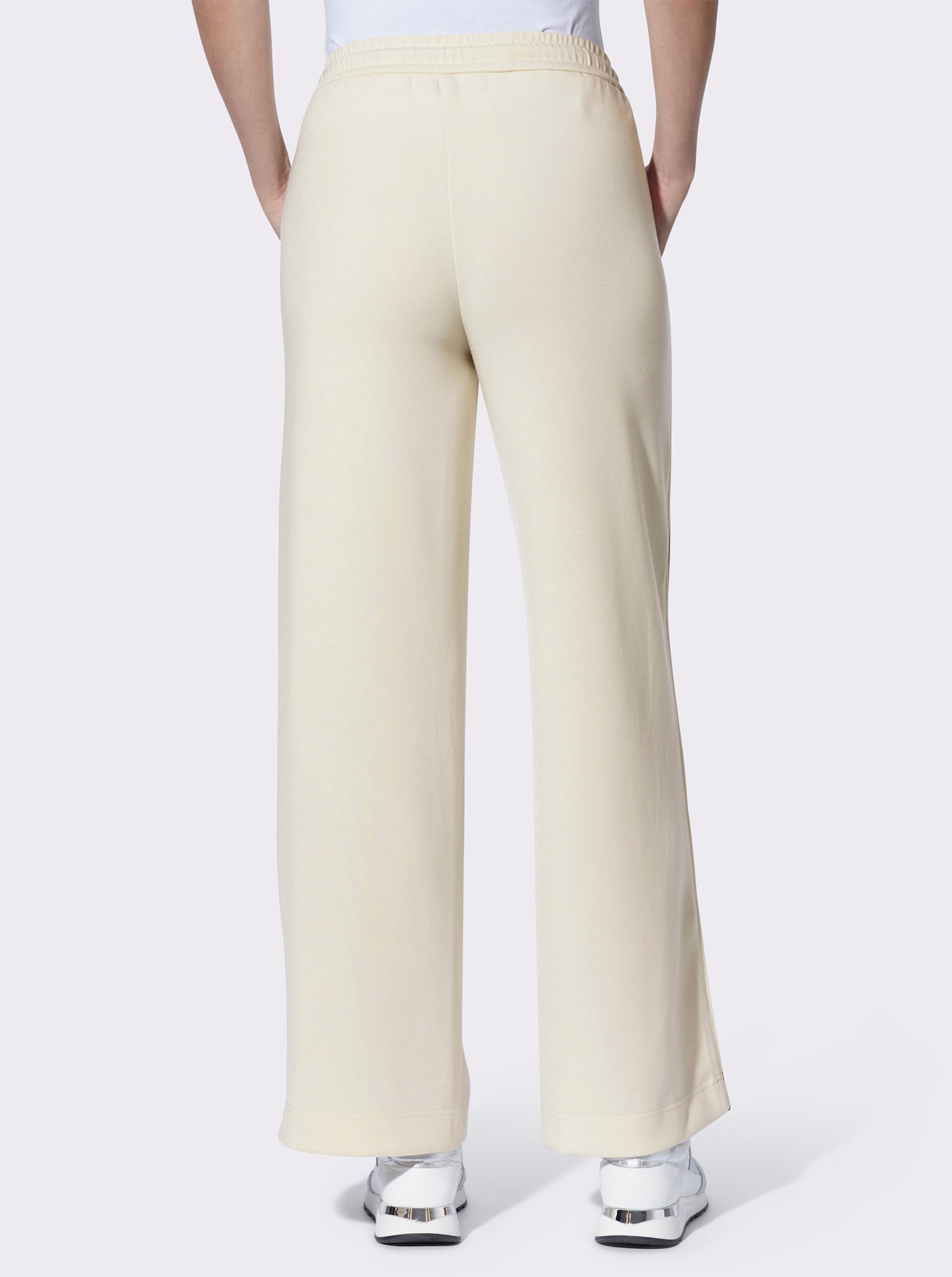 heine Jerseyhose mit Galonstreifen - champagner