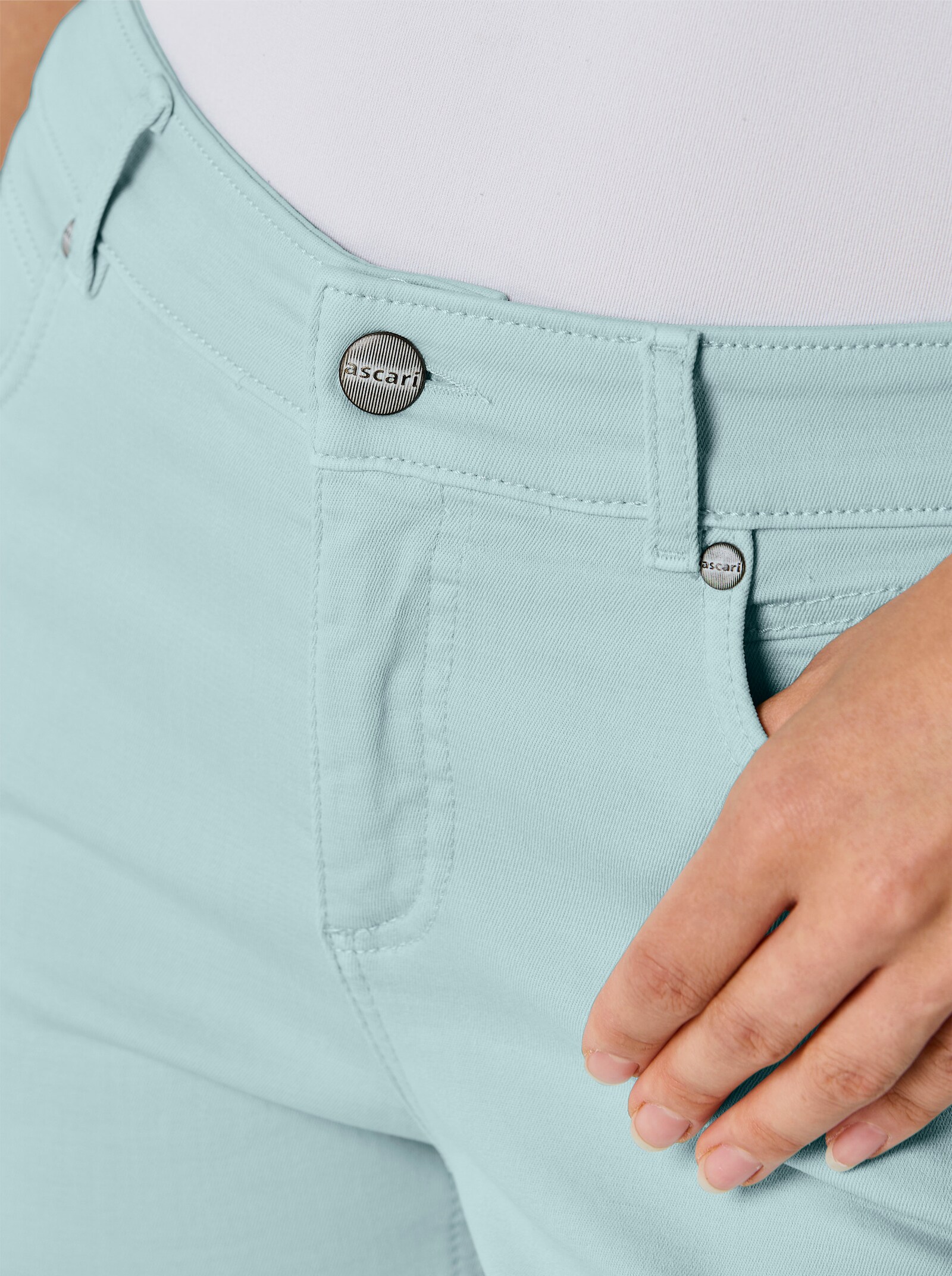 Ascari Jeans in Superstretch-Qualität - kalkmint