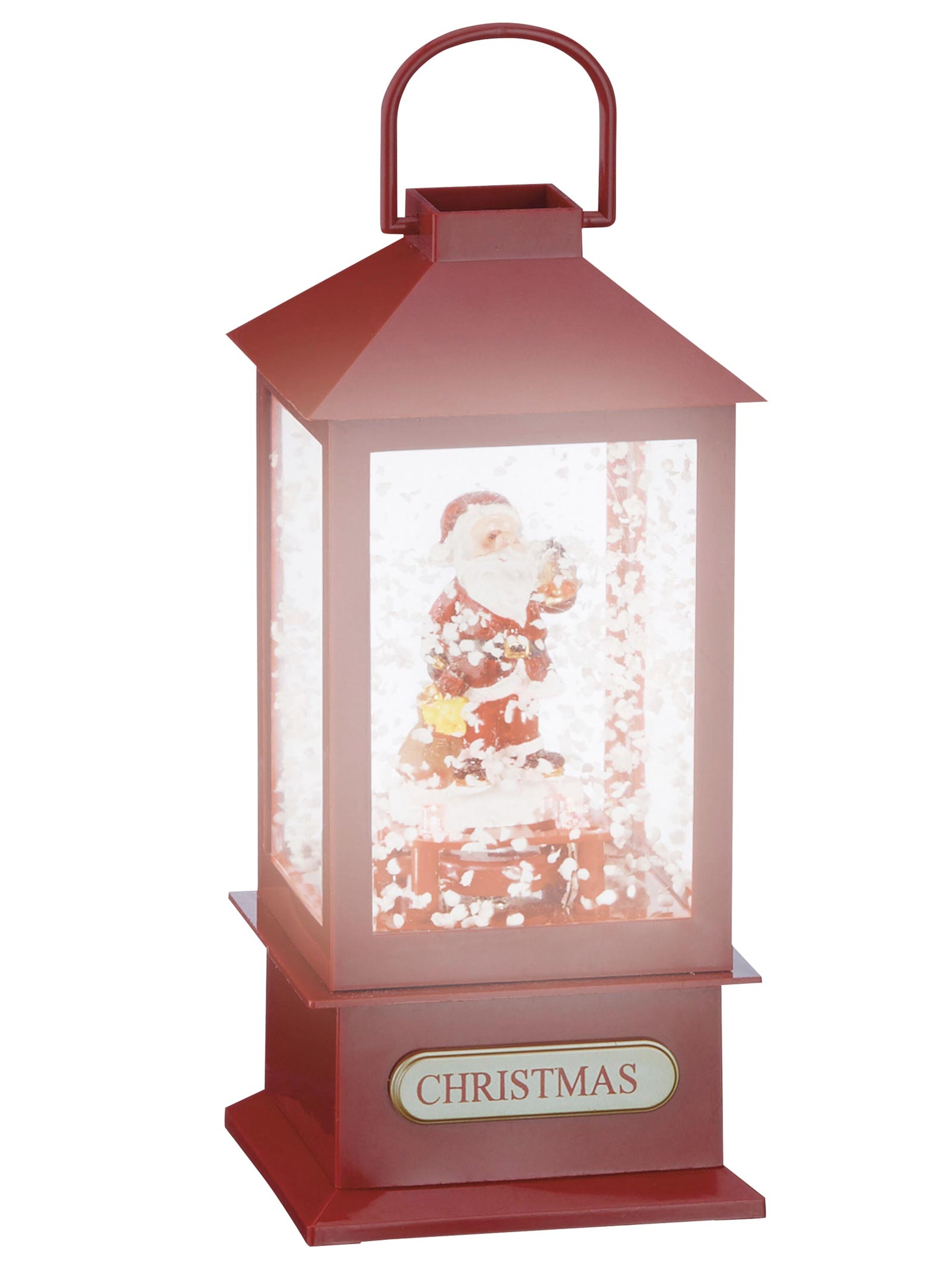 Laterne - rot-gemustert