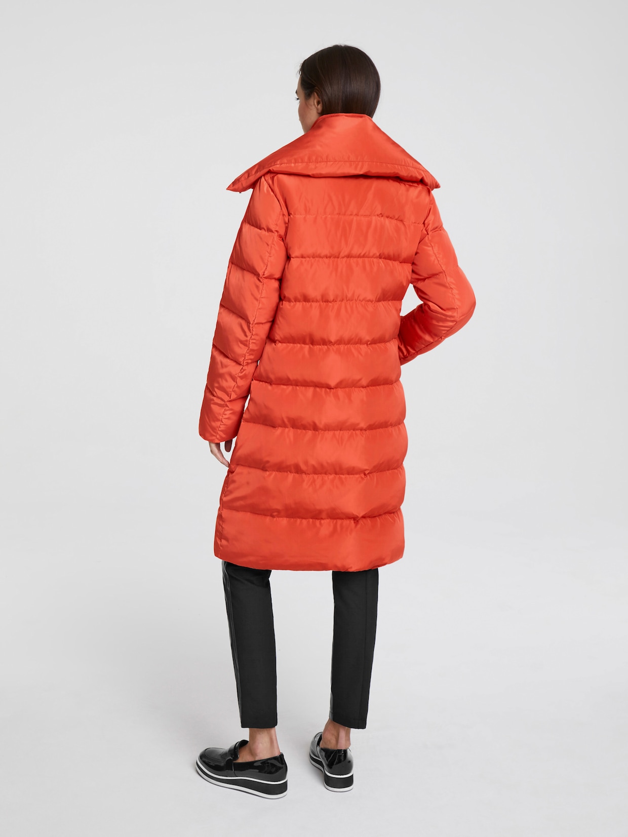 heine manteau en duvet - orange