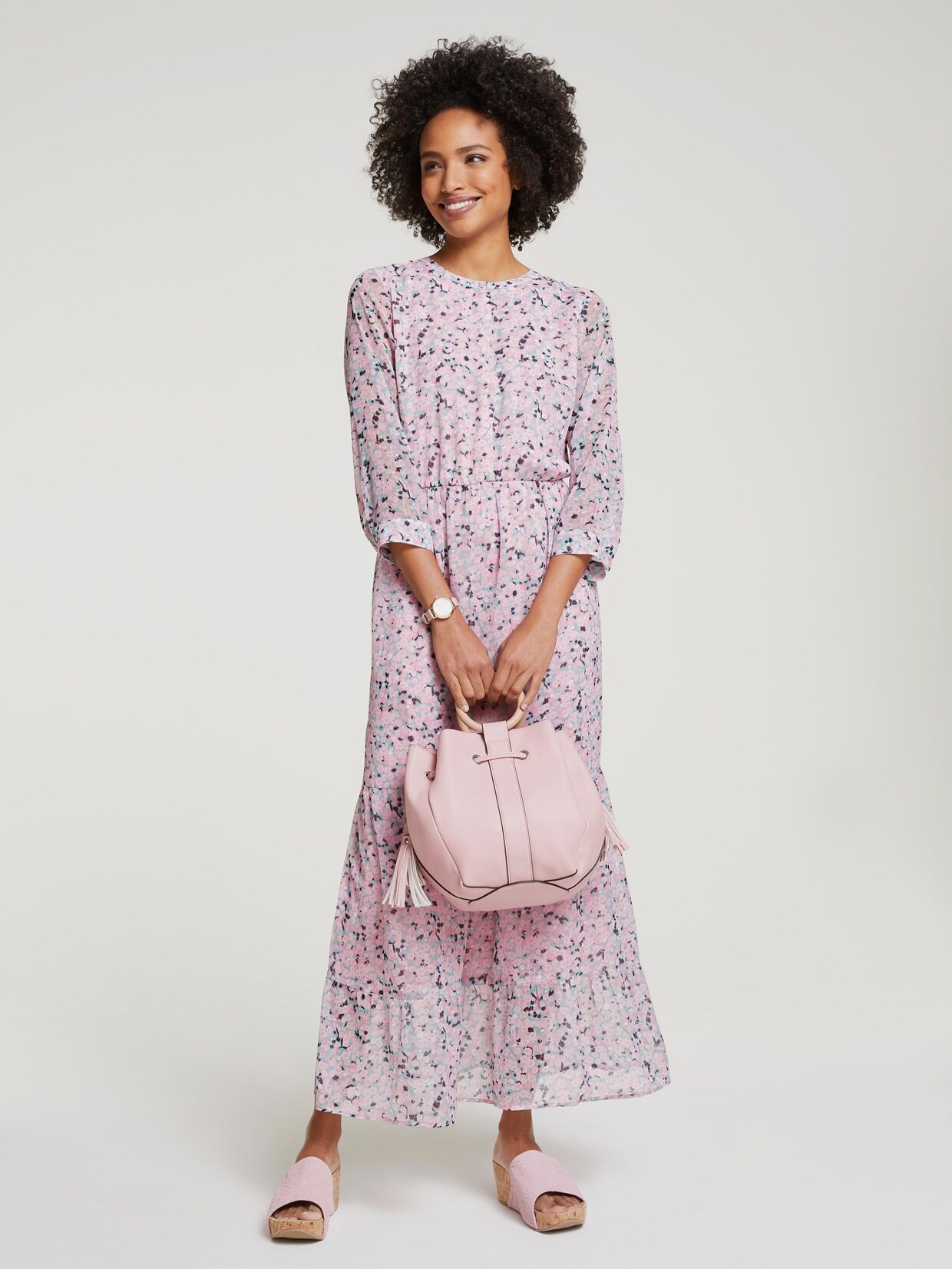 Linea Tesini Druck-Kleid - bunt