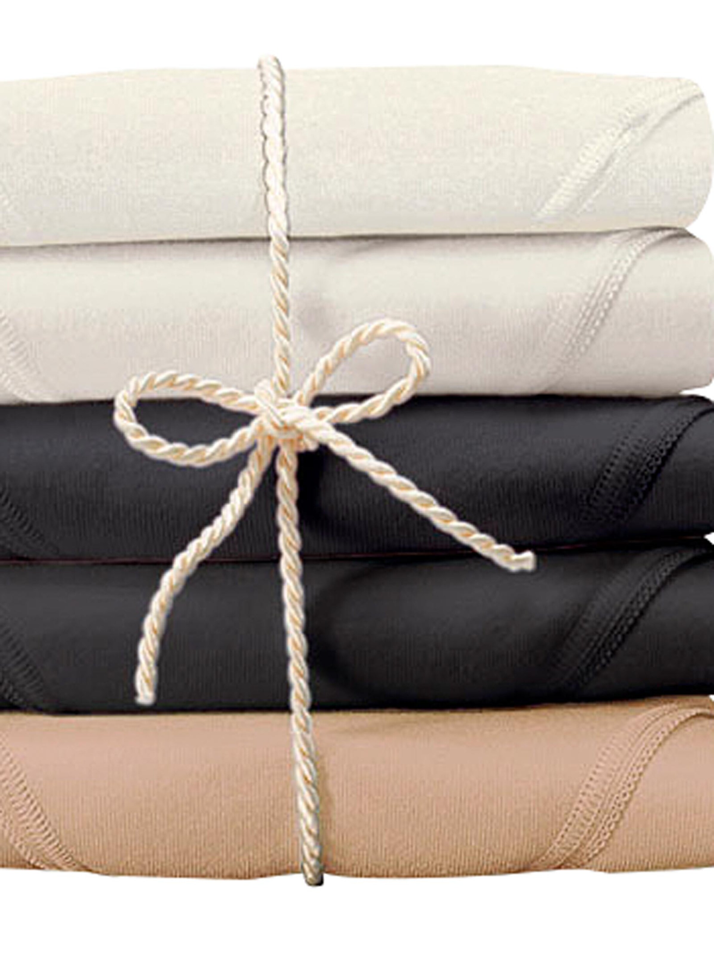 Slip - 1x beige, 2x champagner, 2x schwarz