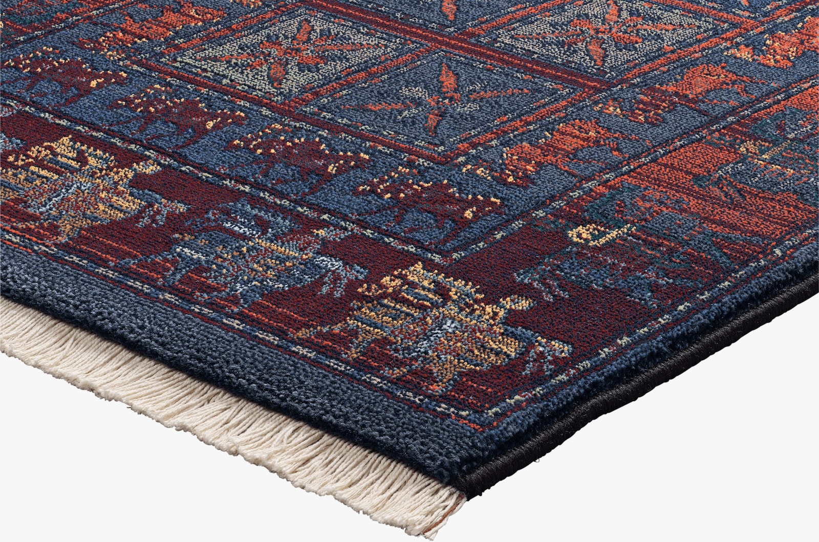 heine home Webteppich - bunt-blau