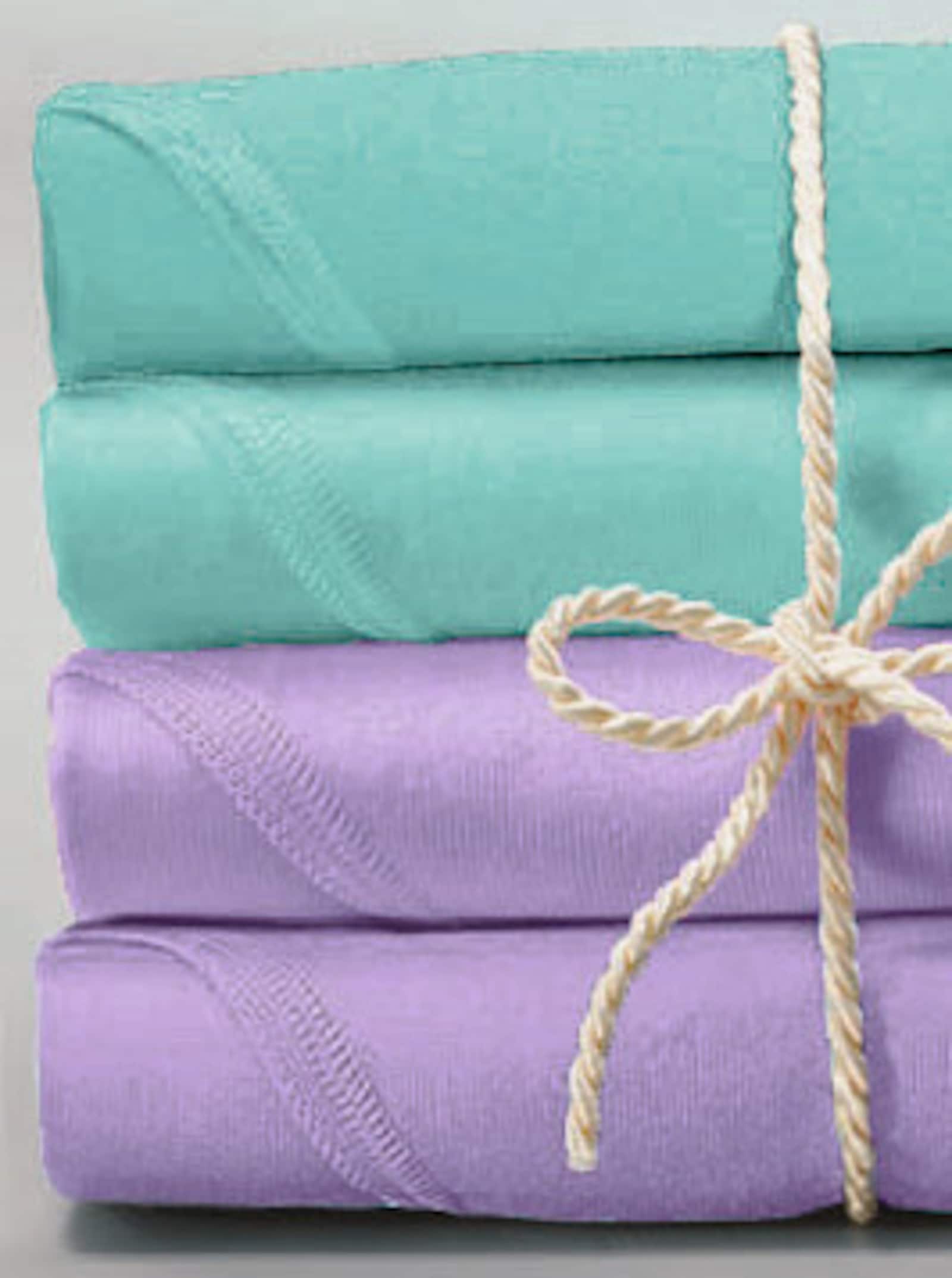 wäschepur Slip in Frottee-Qualität - 2x flieder + 2x türkis