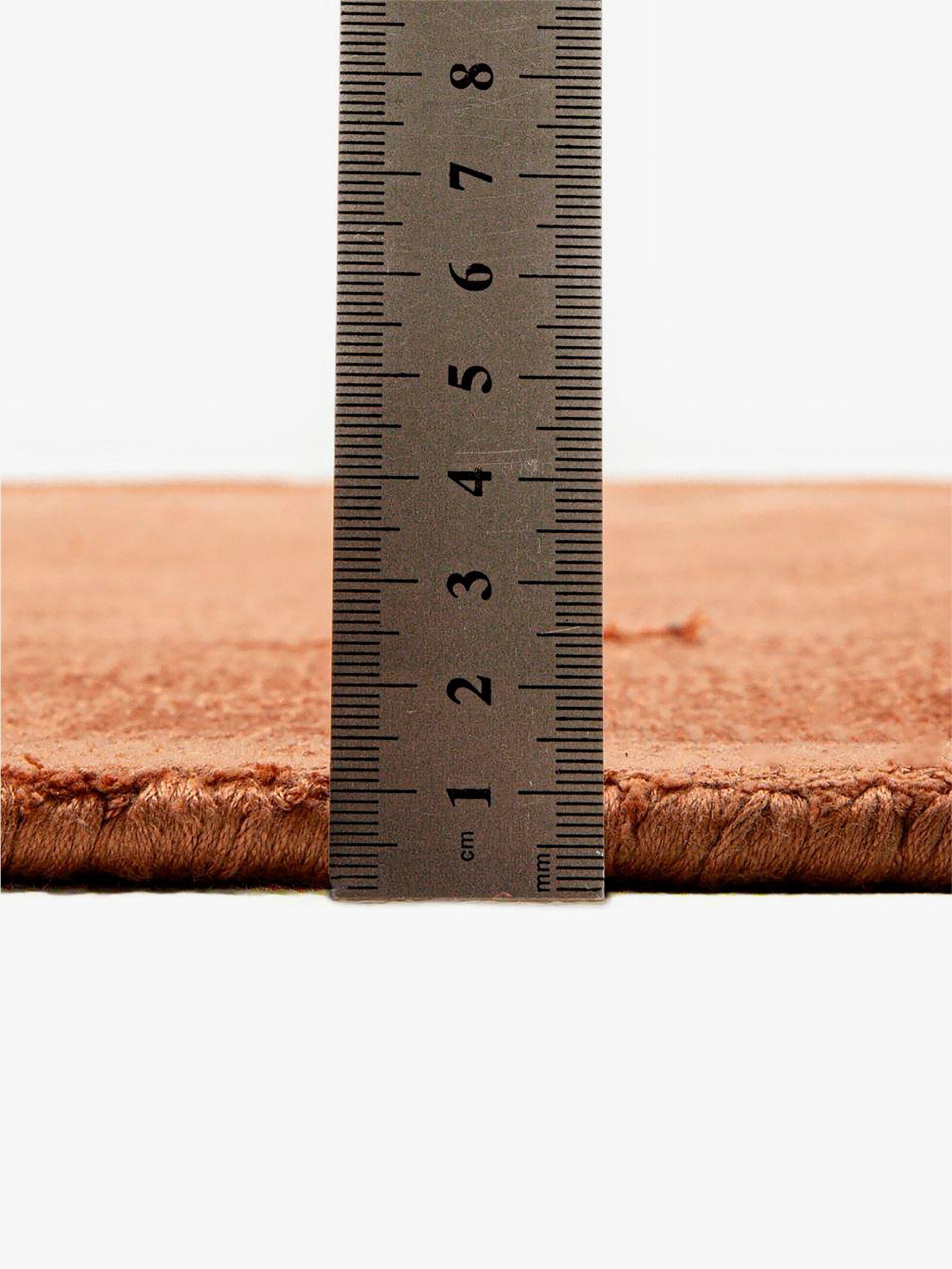 Theko Teppich - kupfer