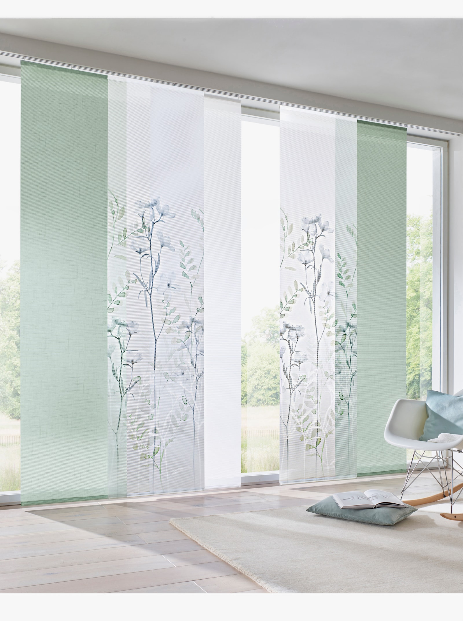 heine home Schiebevorhang - weiß