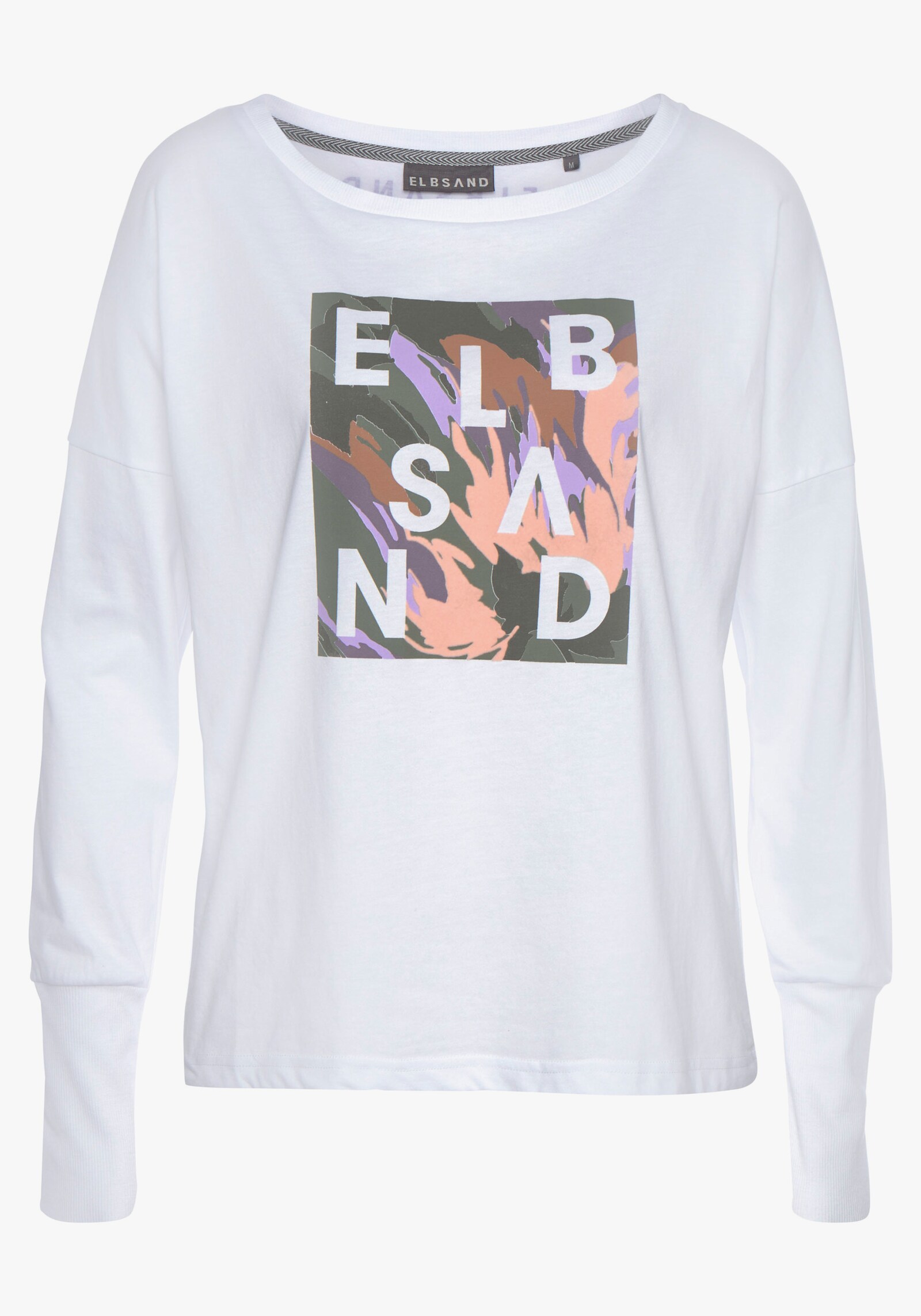 Elbsand Langarmshirt - weiß