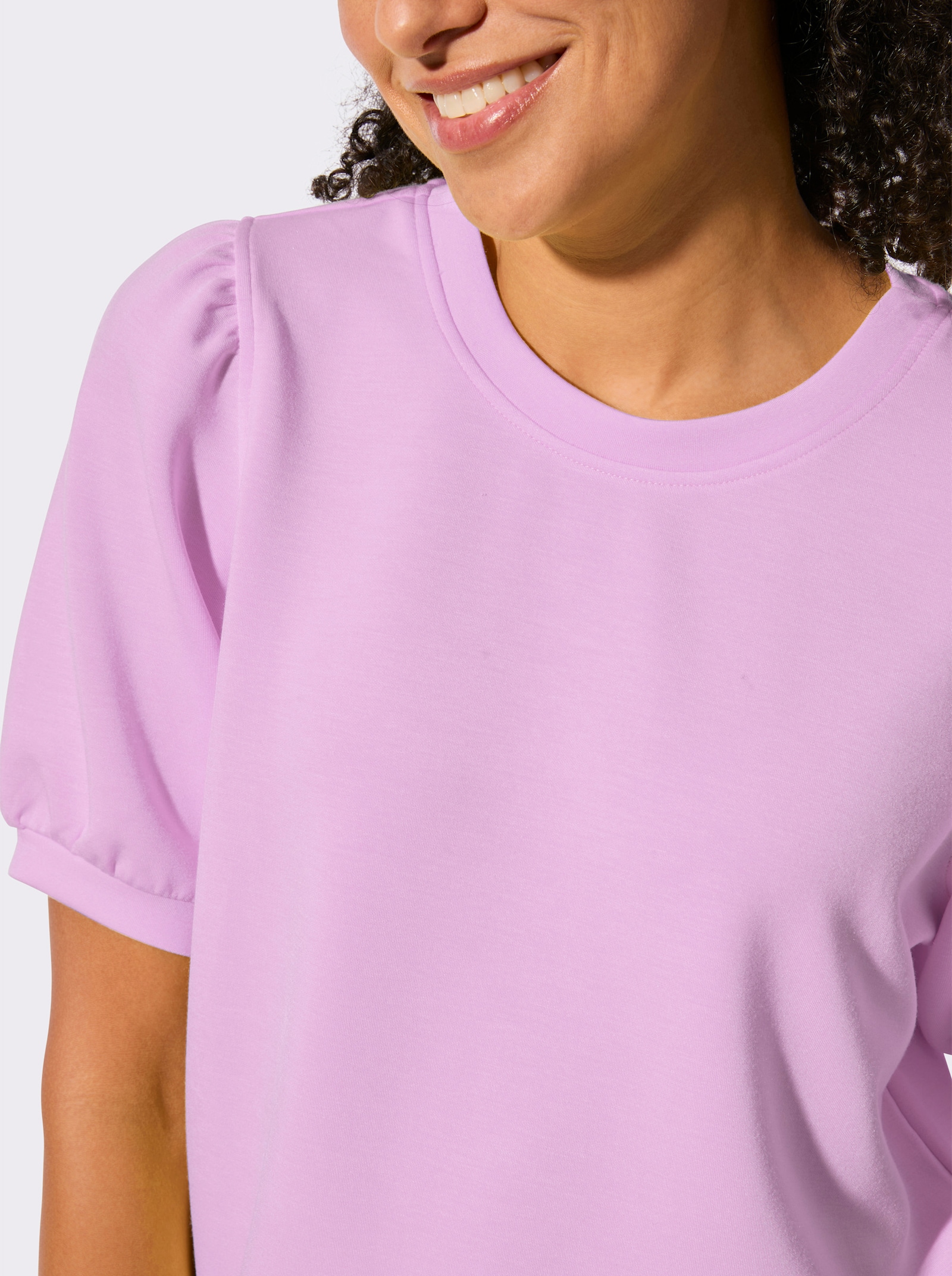 Kurzarmshirt - orchidee