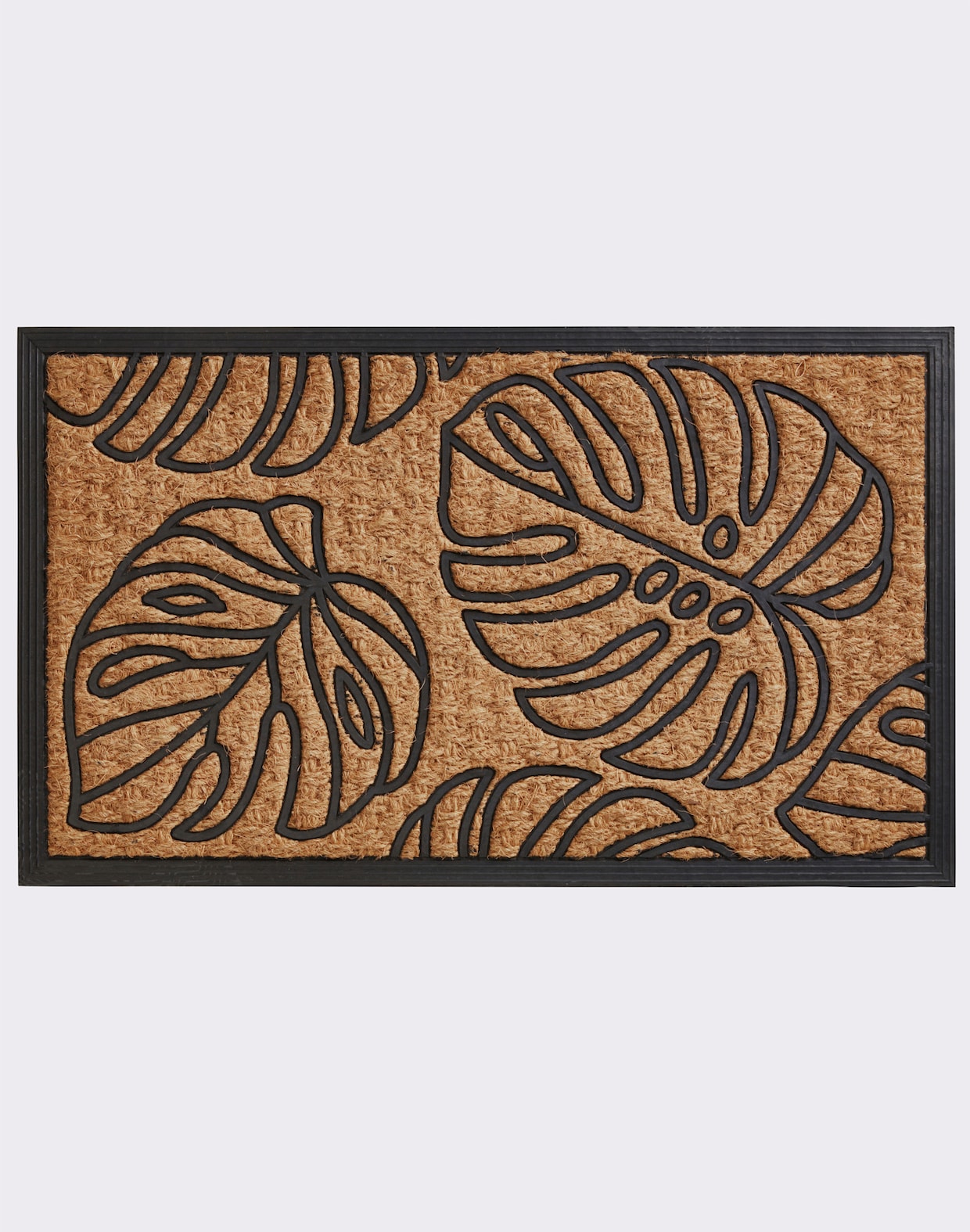heine home Fußmatte - natur-schwarz