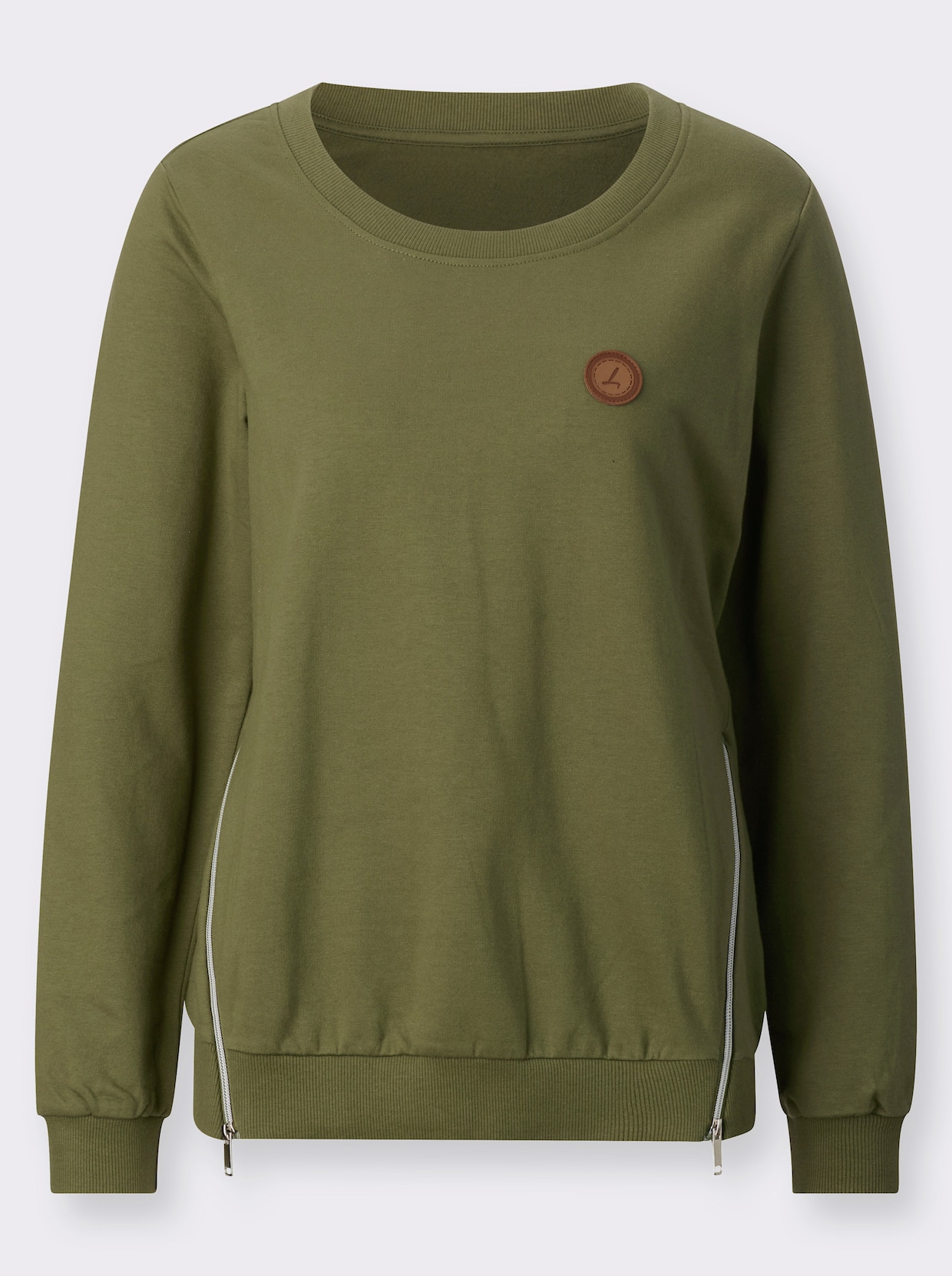 Sweatshirt - oliv