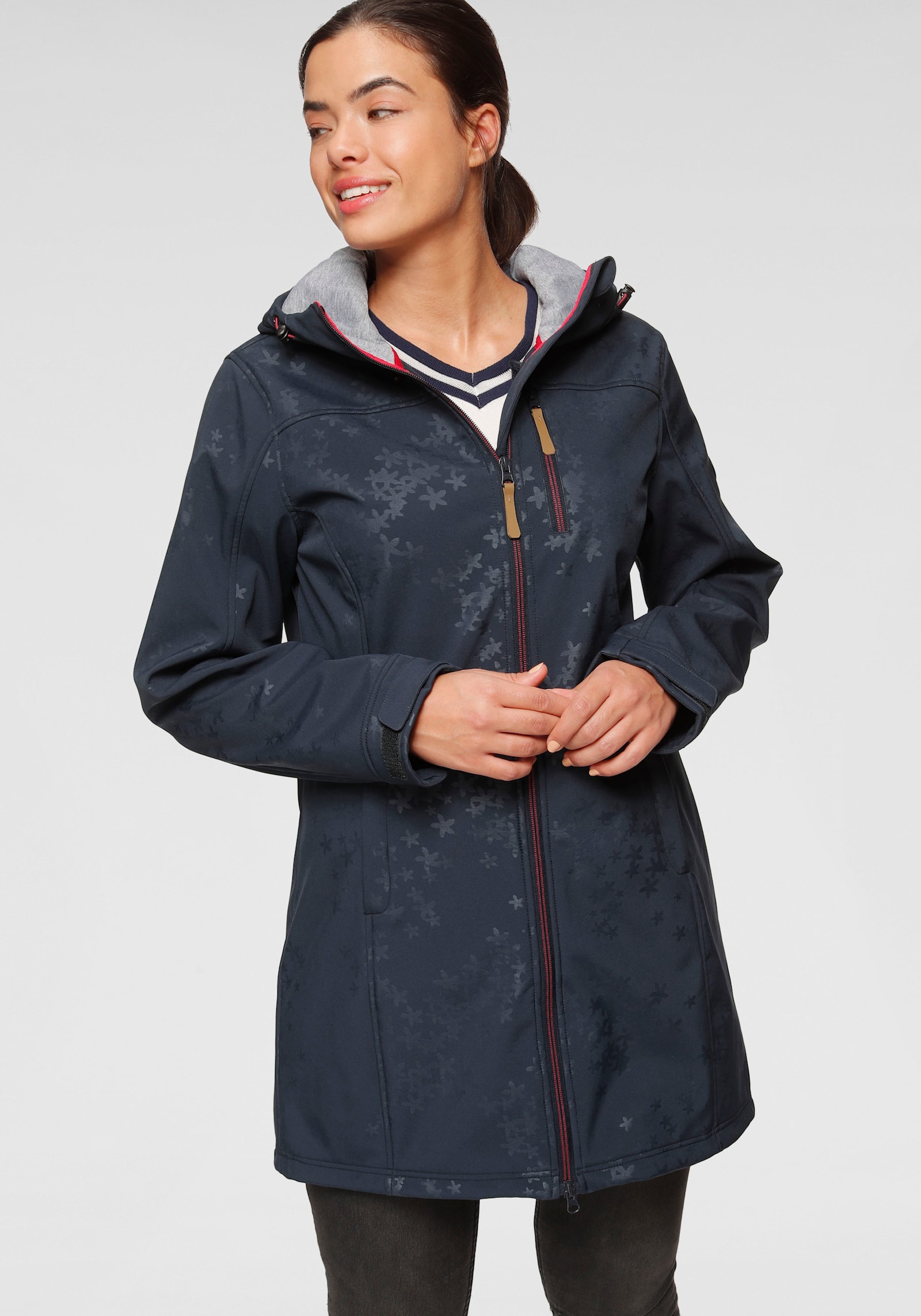 Polarino Softshellmantel - marine