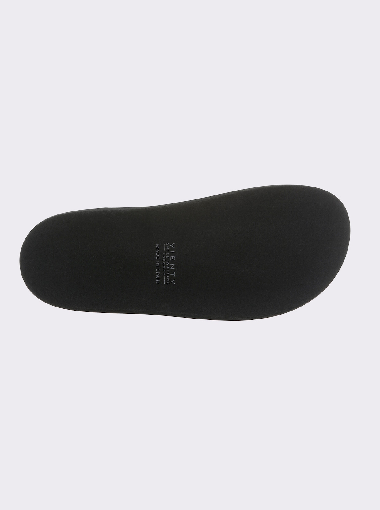 heine slippers - zwart/goudkleur