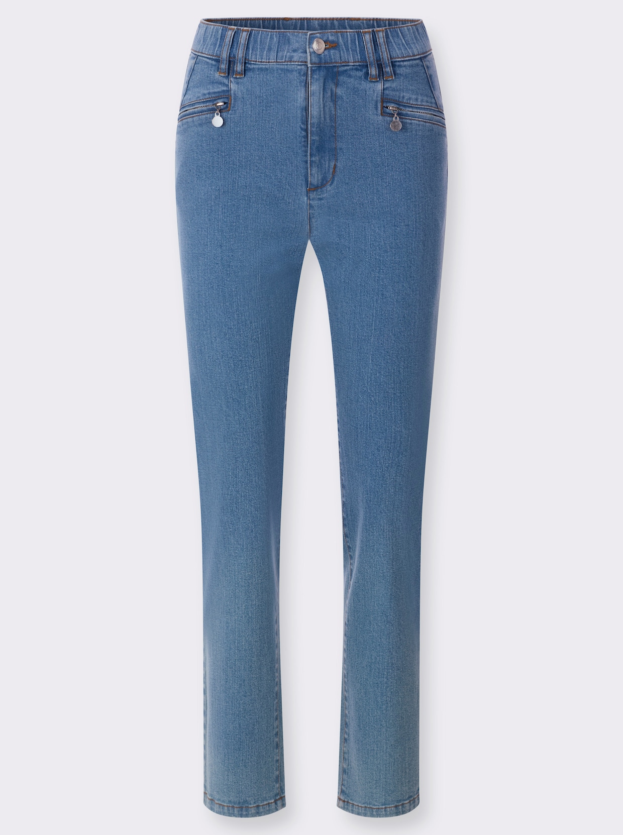 Jeans - blue-bleached