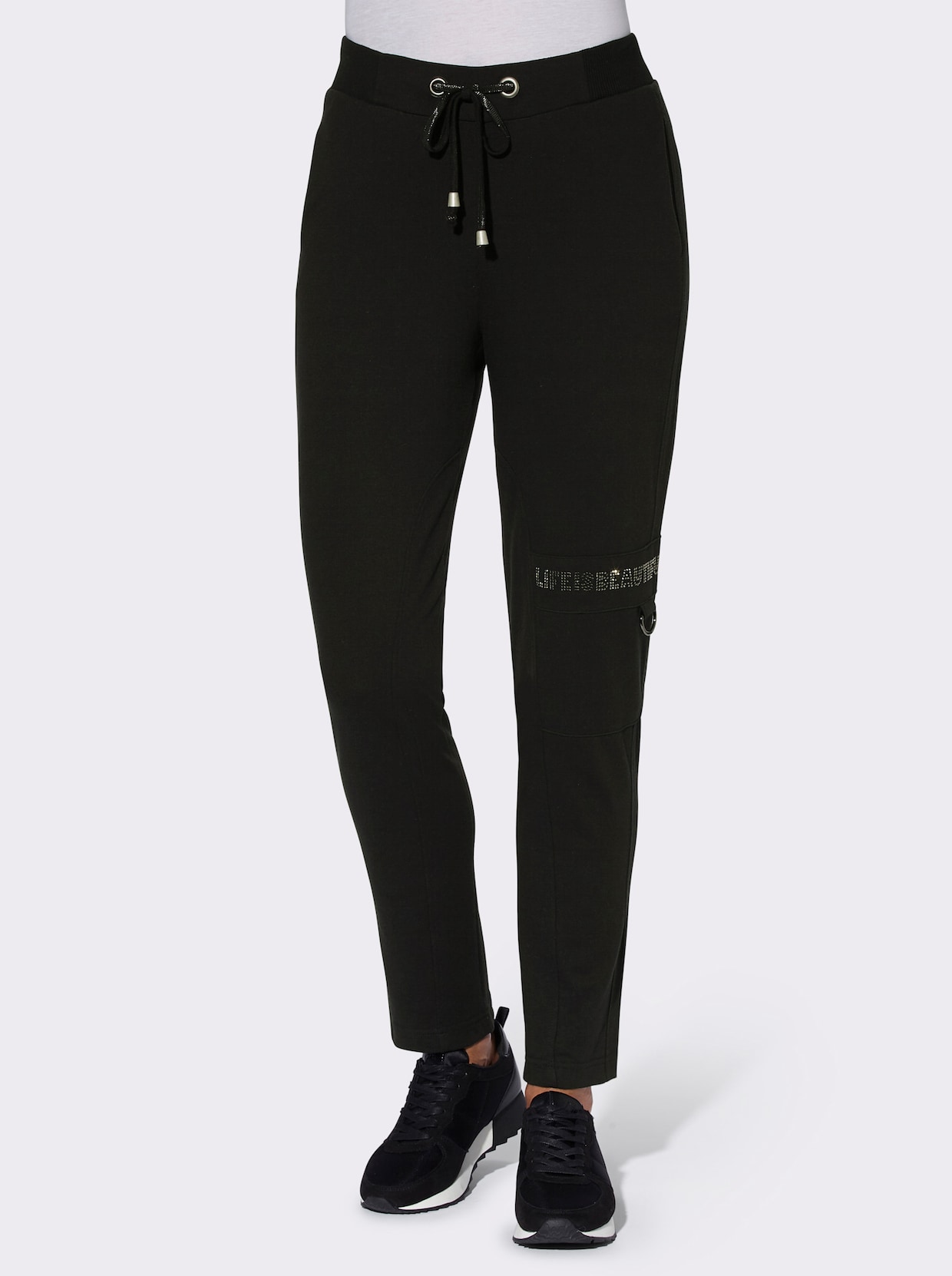 Jersey pantalon - zwart