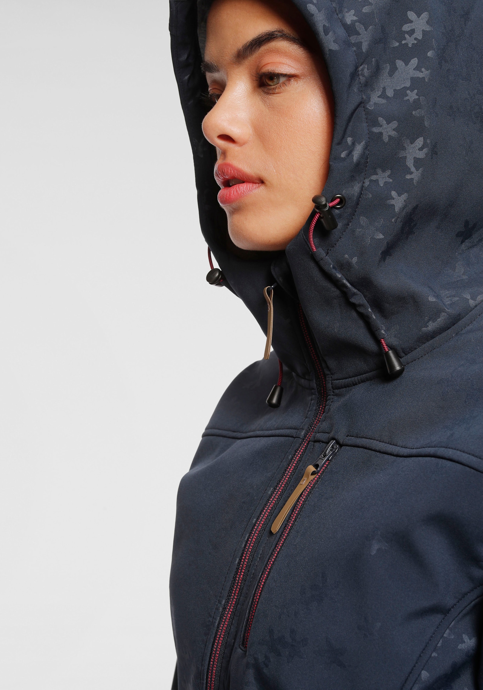 Polarino Softshellmantel - marine