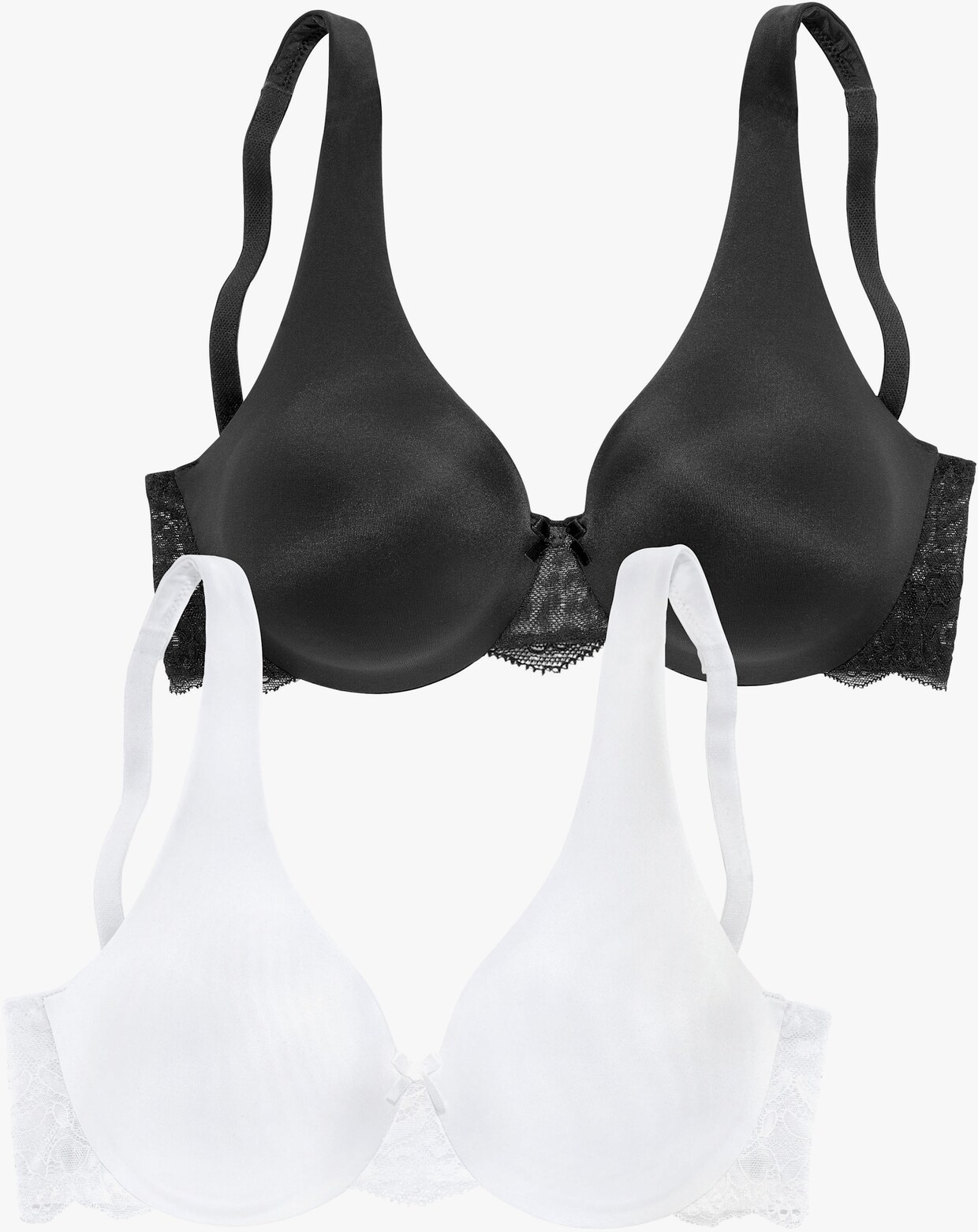 Nuance Soutien-gorge spécial T-shirt - noir + blanc