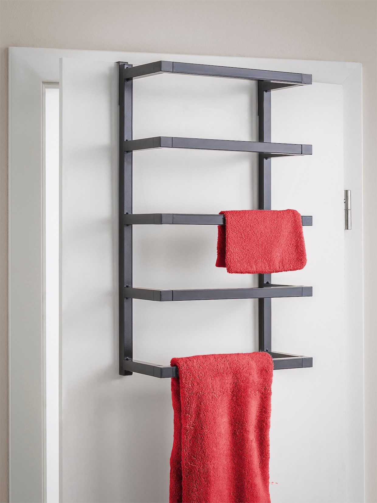 heine home Handdoekhouder - zwart