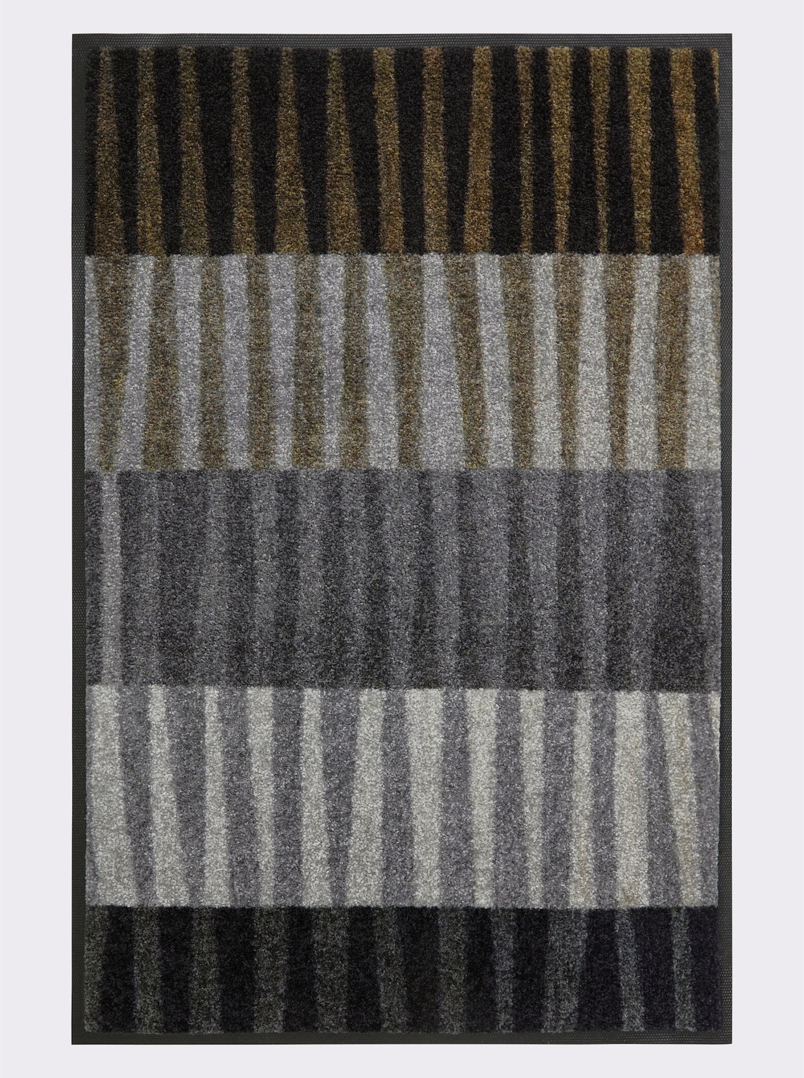 wash+dry by Kleen-Tex Fußmatte - grau-anthrazit-bedruckt