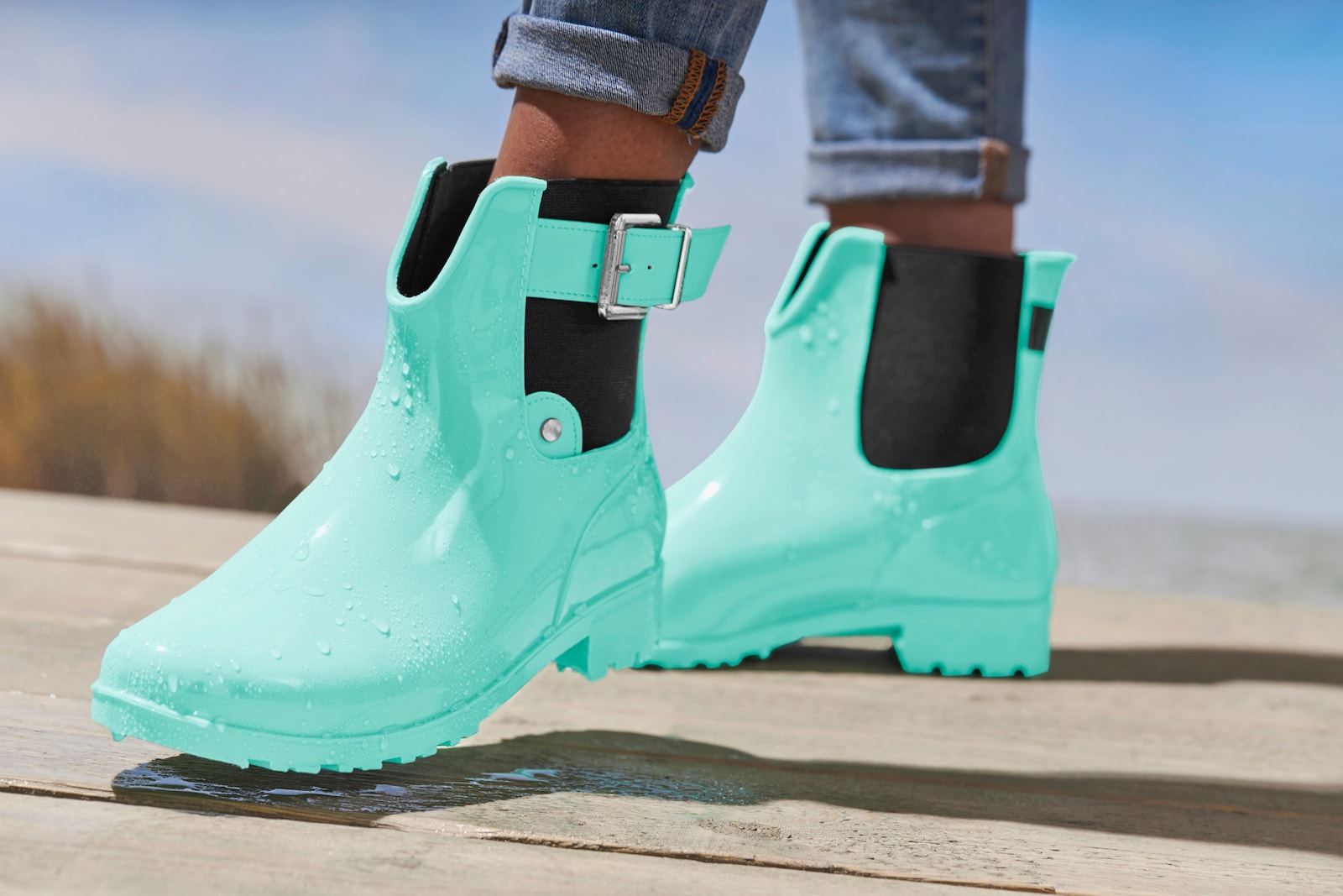 Vivance Rubberen laarsje - turquoise