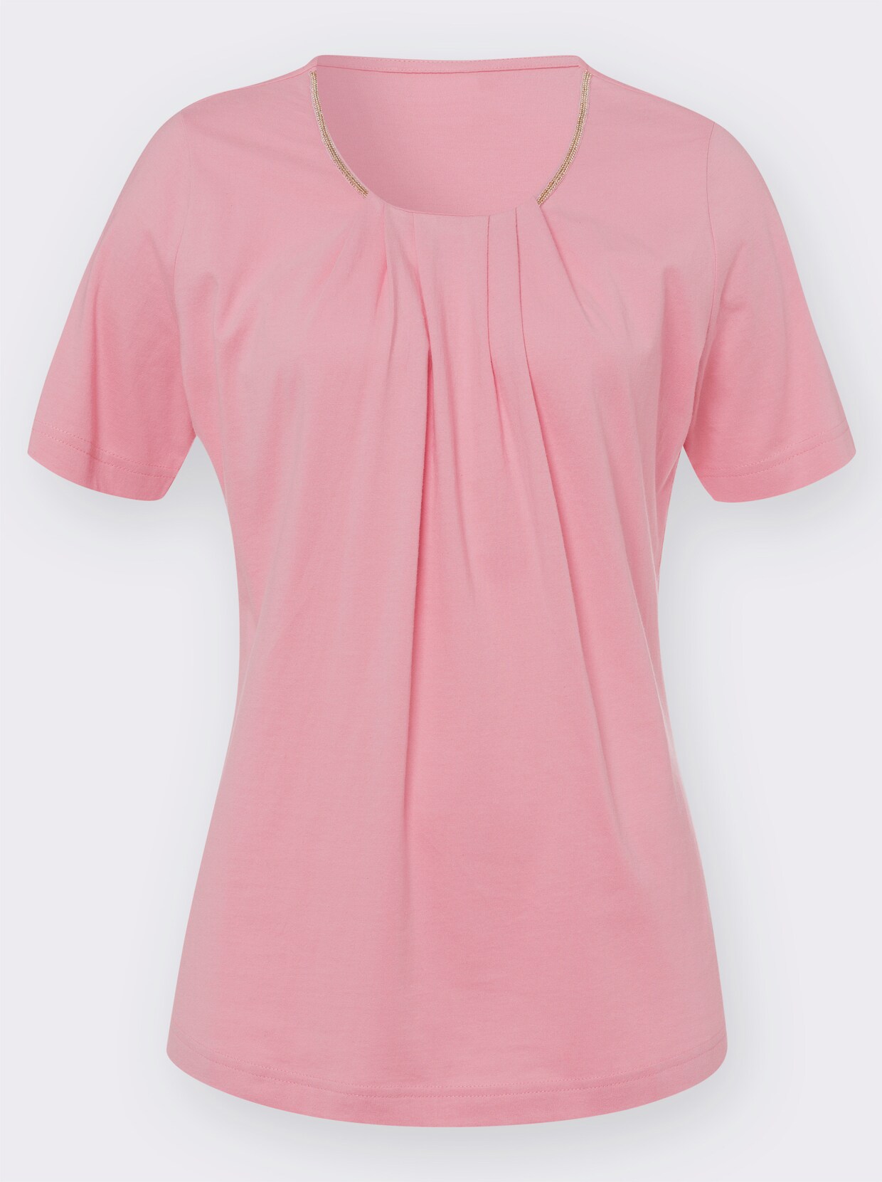 Shirt met korte mouwen - rozenkwarts