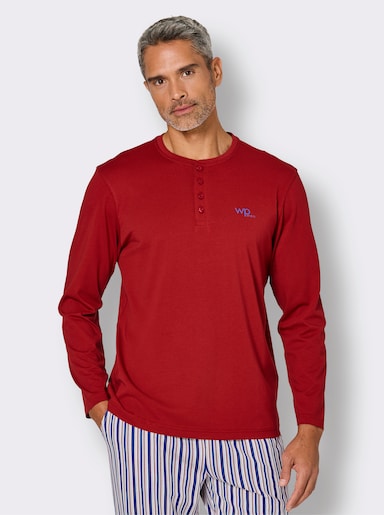 Schlafanzug-Shirt - kirsche