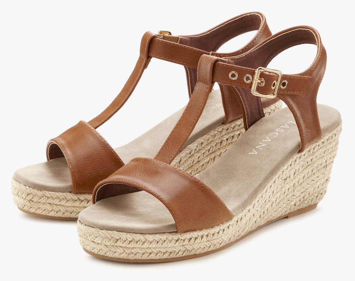 LASCANA Sandalen - bruin