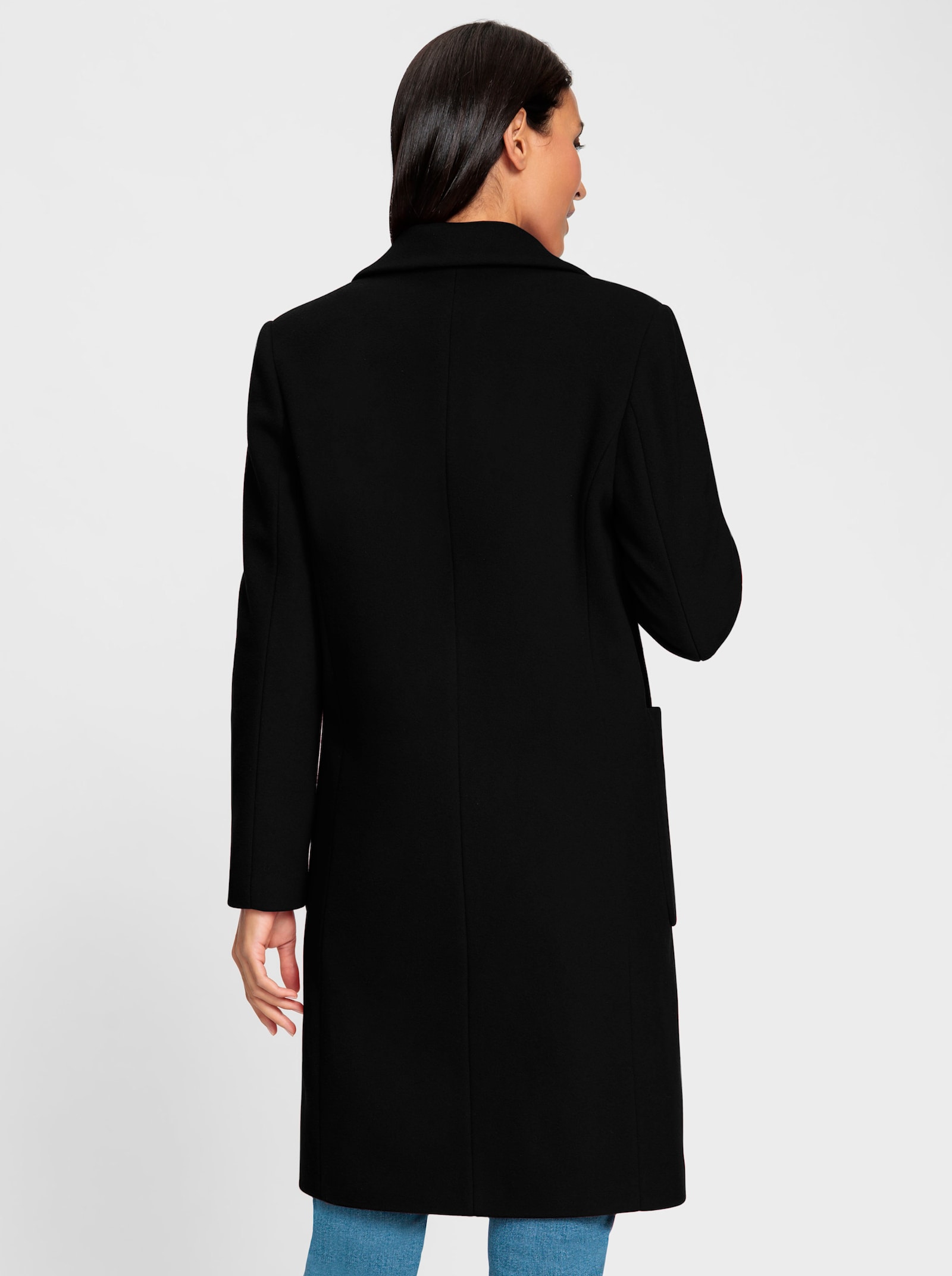 heine Manteau court, grandes poches - noir