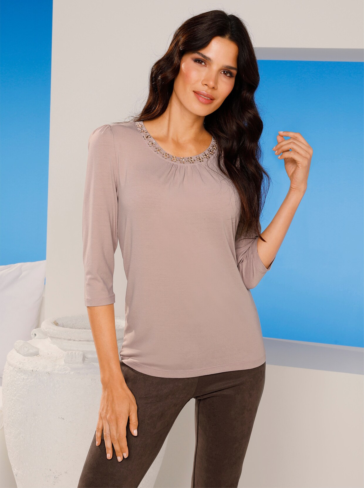 heine Shirt - puder