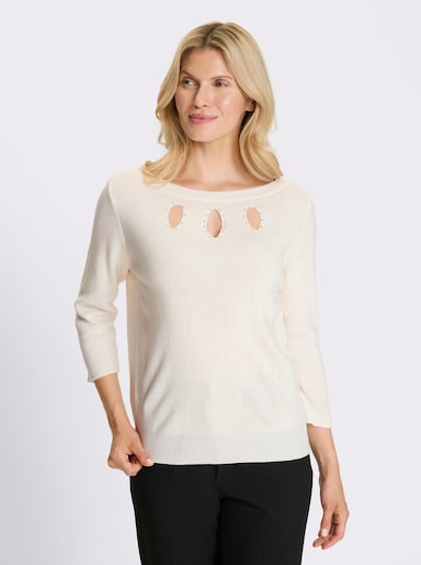 3/4 Arm-Pullover - ecru